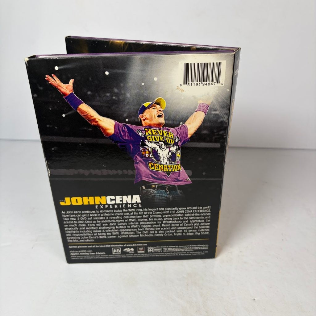 The John Cena Experience WWE 3 Disc DVD Set Documentary & 15 Bonus Matches