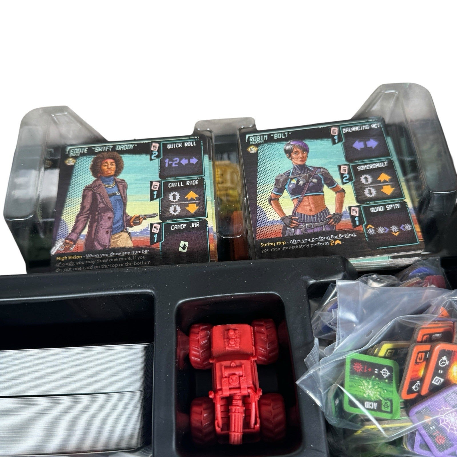 Death Roads All Stars Kickstarter Game Play All In Arcade Style Board Game NM