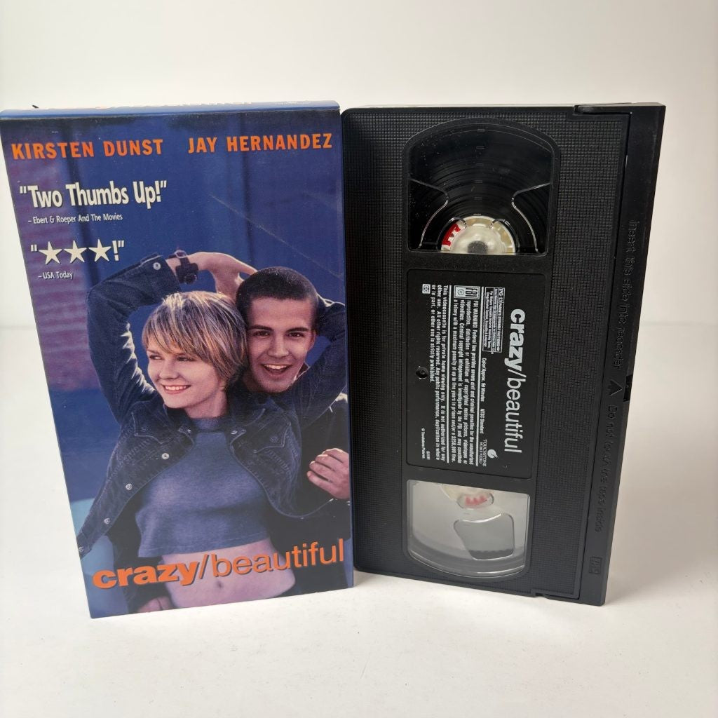 Crazy/Beautiful VHS Kirsten Dunst Jay Hernandez Touchstone Drama Romance