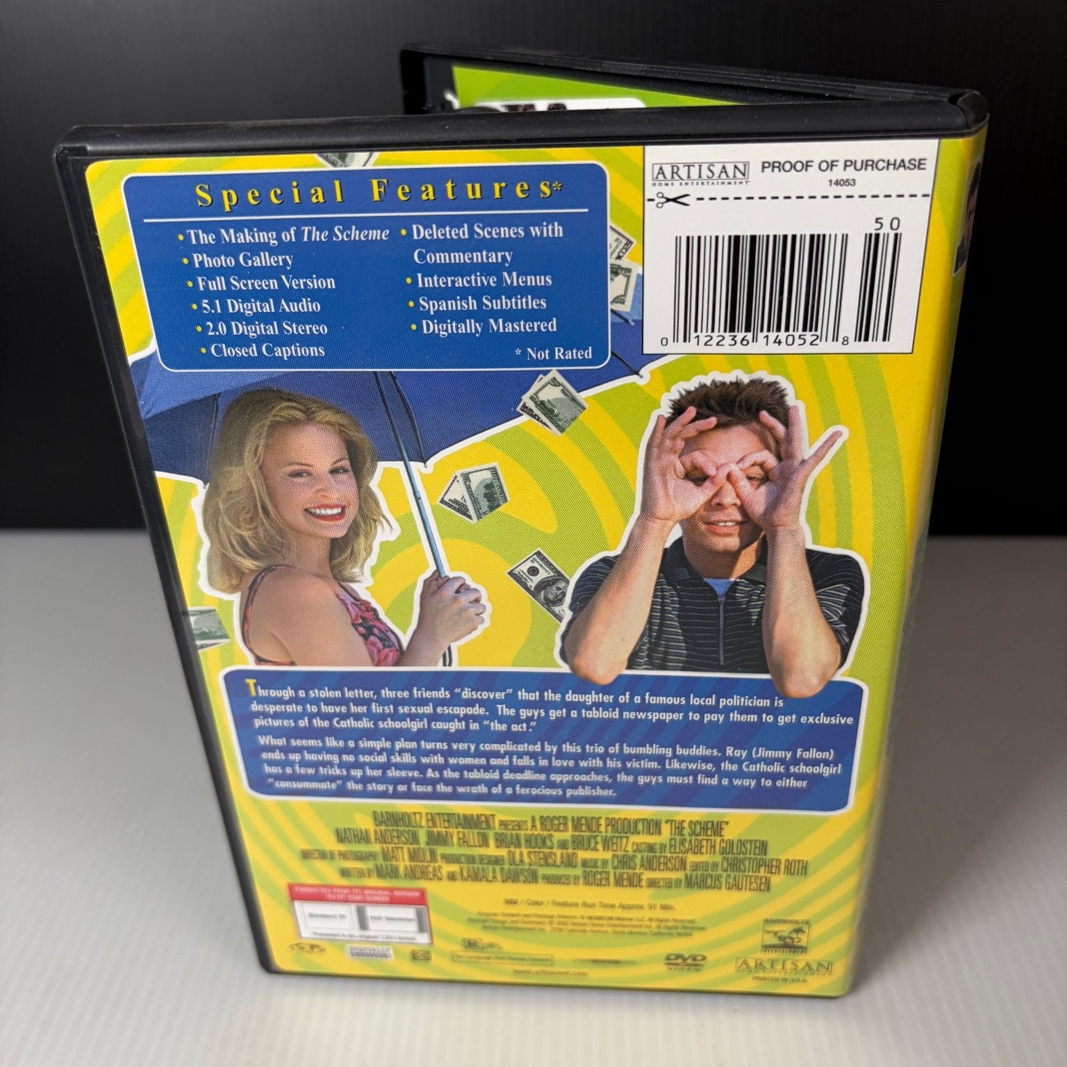 The Scheme DVD 1999 Comedy Jimmy Fallon Nathan Anderson Brian Hooks