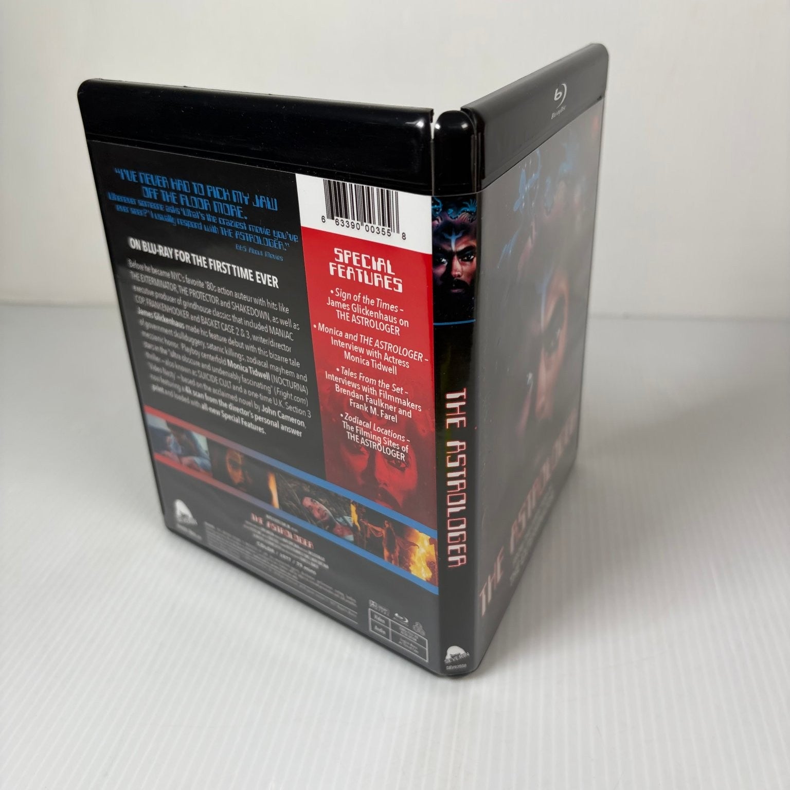 THE ASTROLOGER Blu-ray 2023 Severin Films James Glickenhaus Monica Tidwell