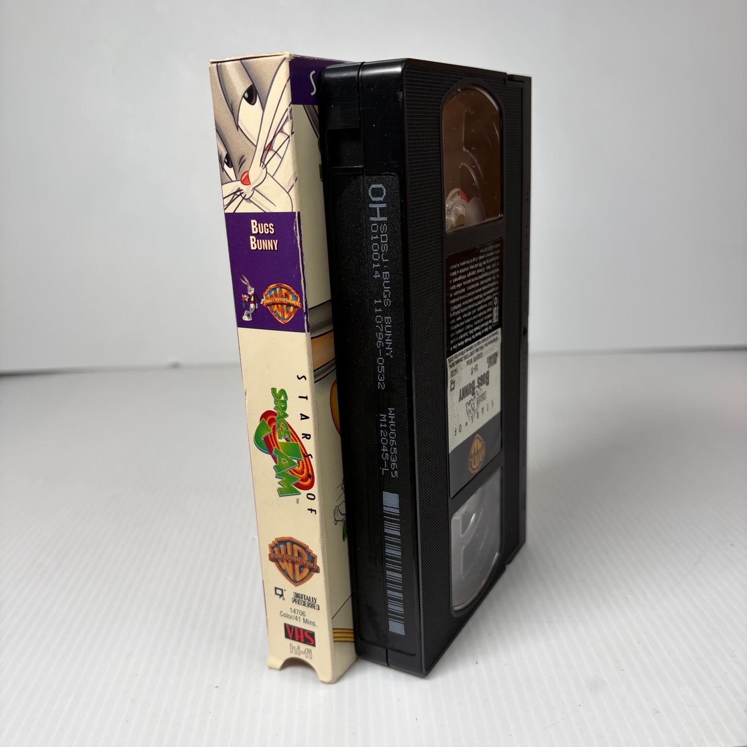 Stars of Space Jam: Bugs Bunny VHS 1996 Classic Cartoon Warner Home Video