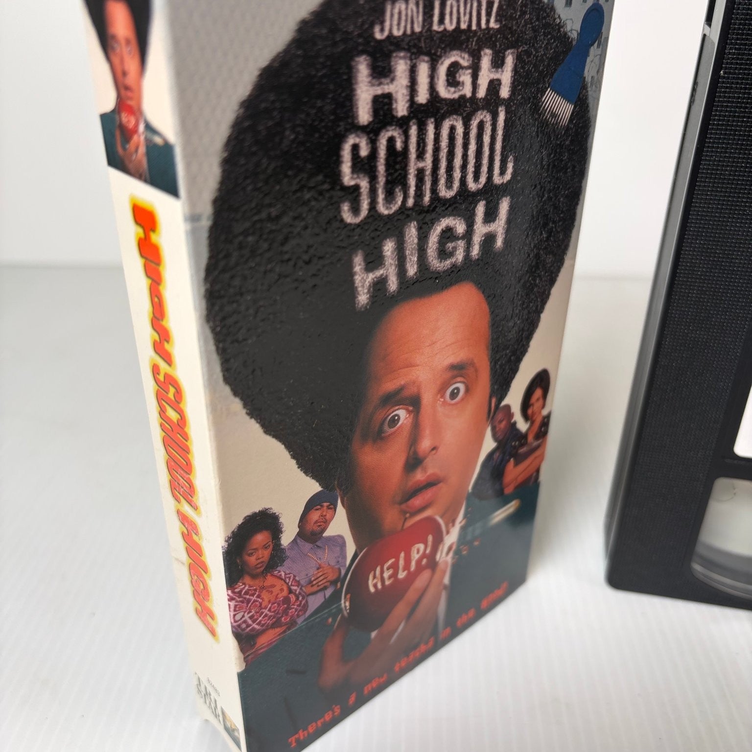 High School High VHS Embossed Cover 1996 Comedy Jon Lovitz Columbia