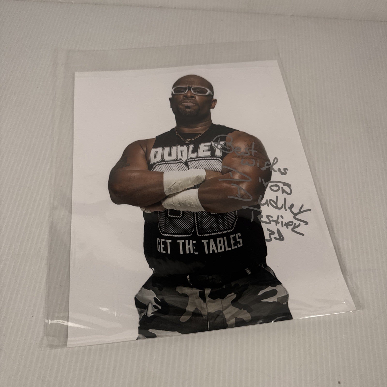 D'Von Dudley  WWE HOF ECW Signed Autograph 8x10 Photo Testify 3D Wrestling