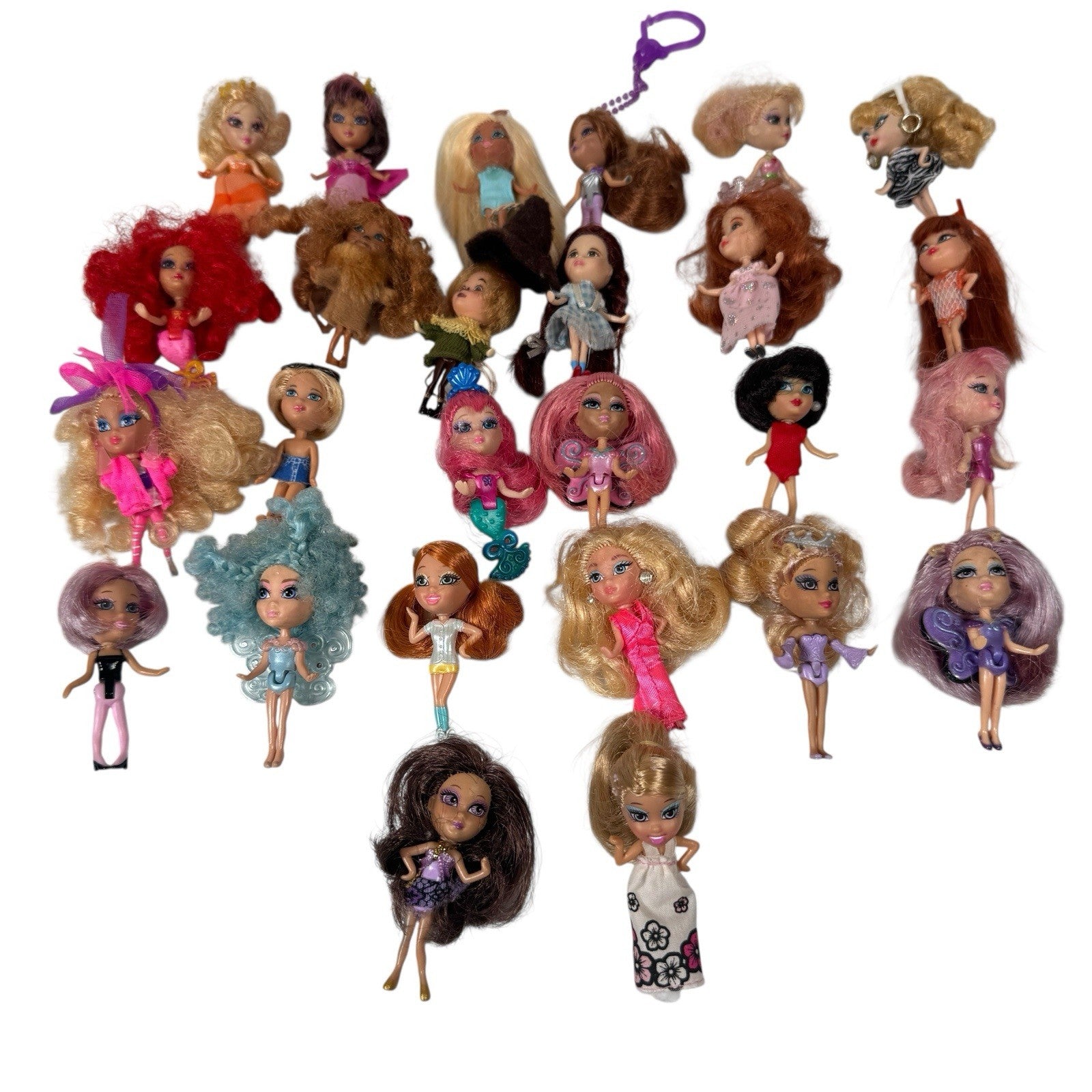 Lot Of 26 Rare Barbie Mini B Dolls Wizard Of Oz, 1950s Celebration, 90s & More