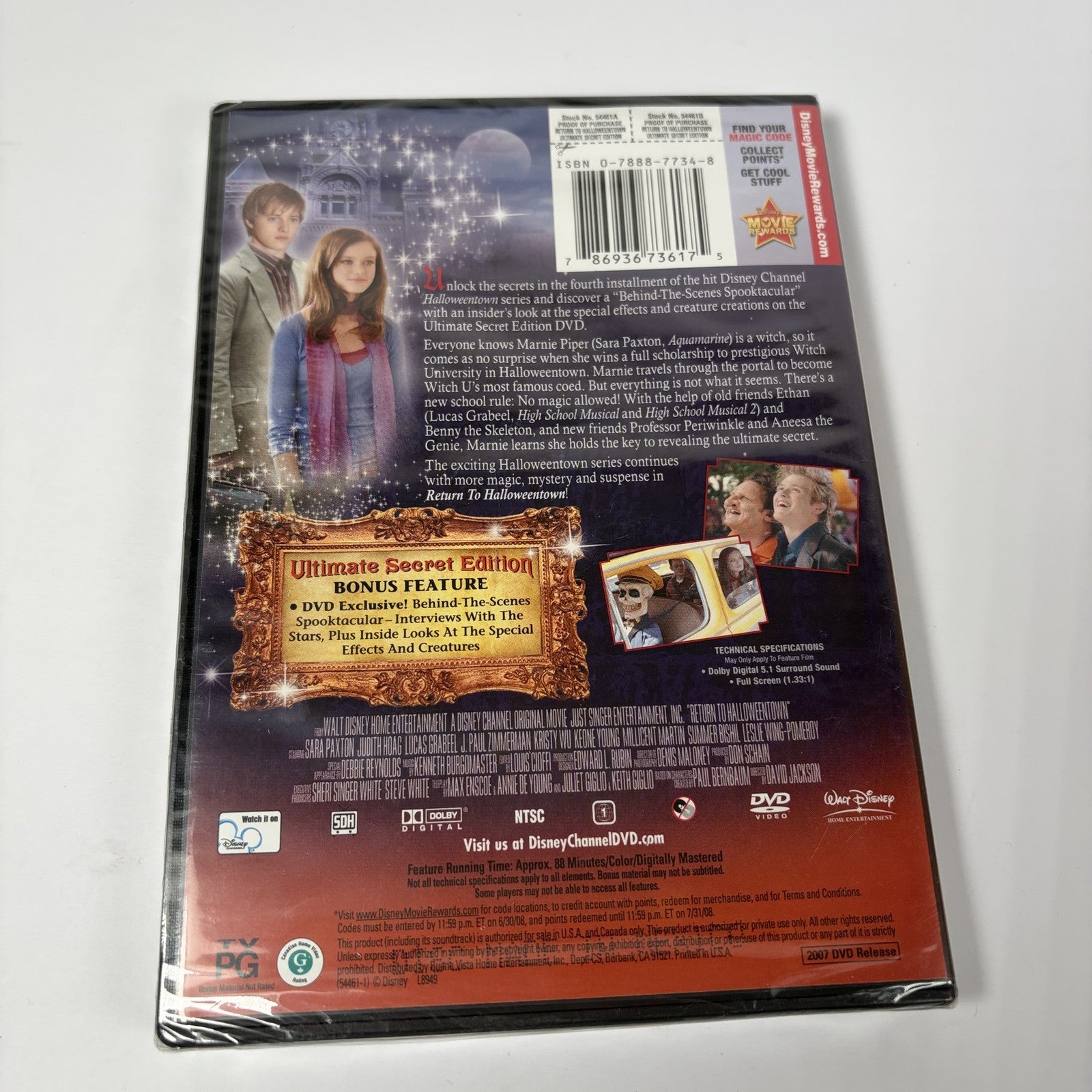 Disney Return to Halloweentown Ultimate Secret Edition DVD New Sealed