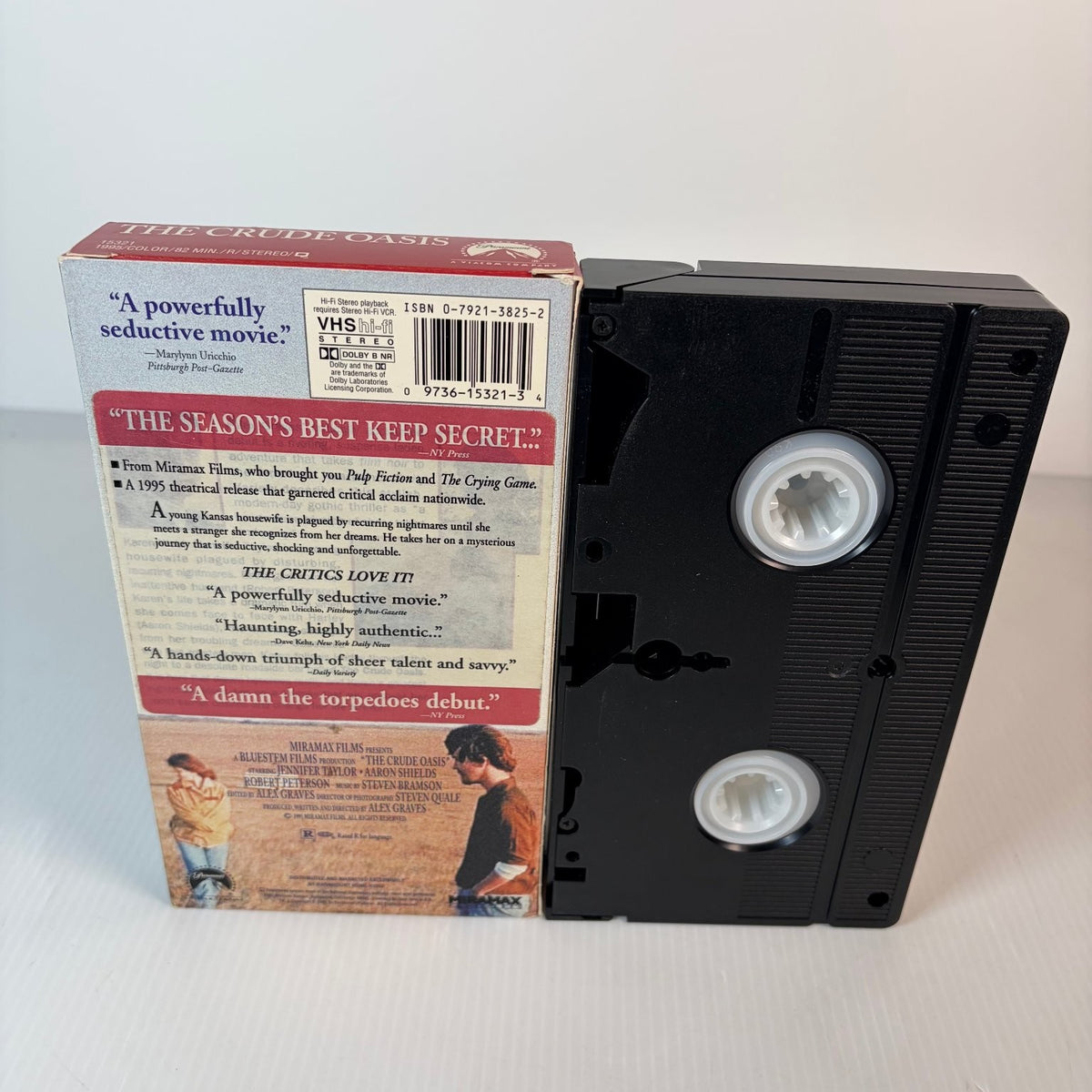 The Crude Oasis VHS 1995 Thriller Promo Screener Miramax Paramount Rare