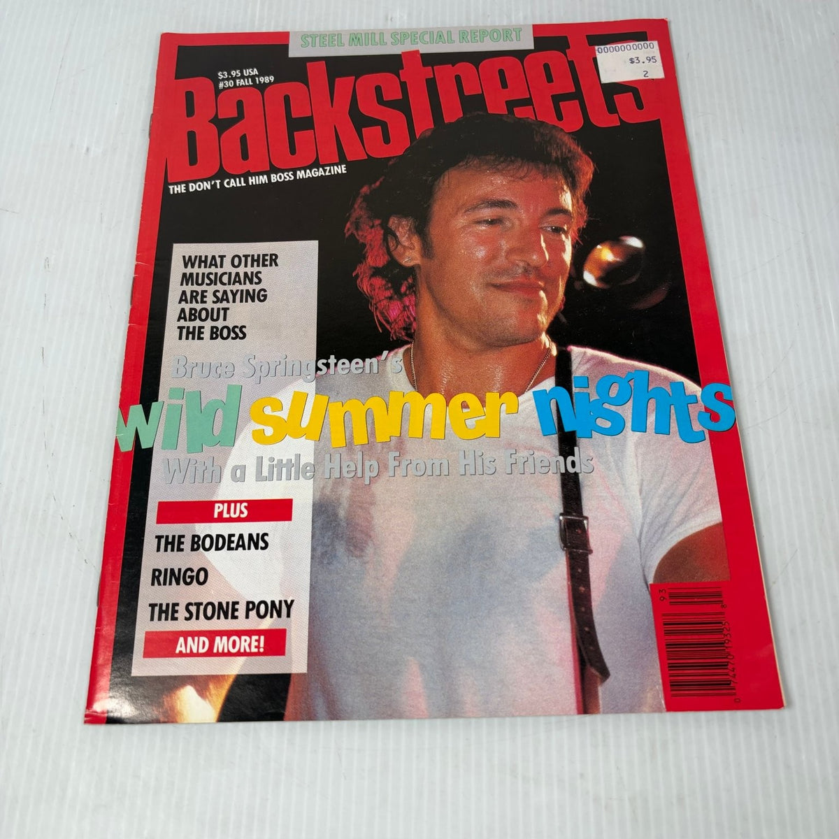 Backstreets Fall 1989 Bruce Springsteen Magazine Music Fanzine The Boss