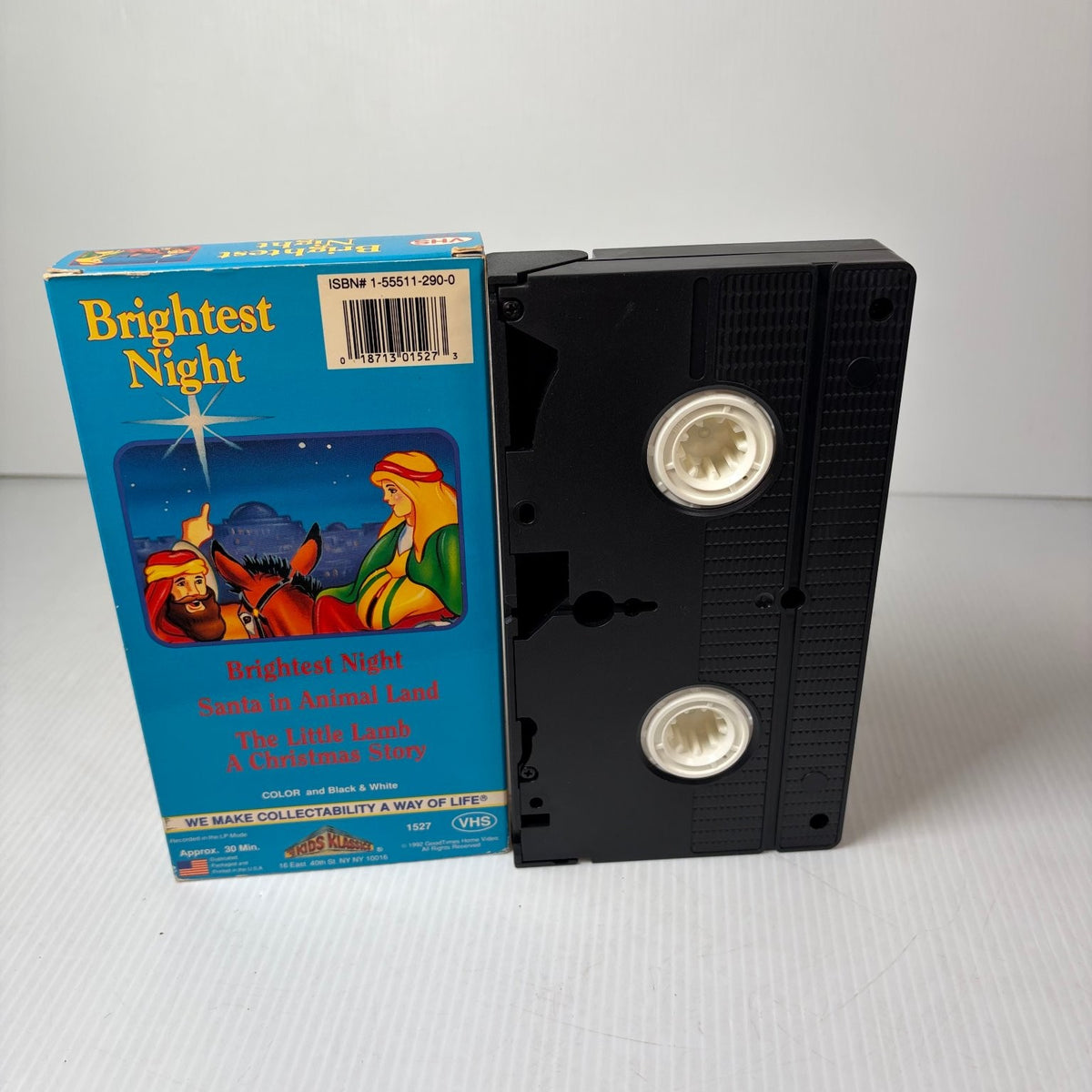 Brightest Night VHS 1992 Christmas Animated Kids Klassics GoodTimes Home Video