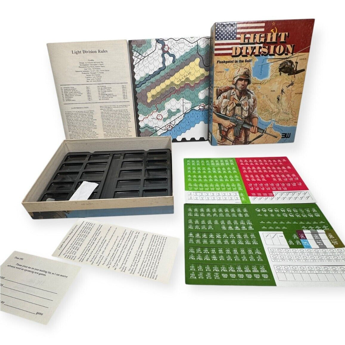 Light Division: Flashpoint in the Gulf - 3W (1989) - UNPUNCHED & COMPLETE