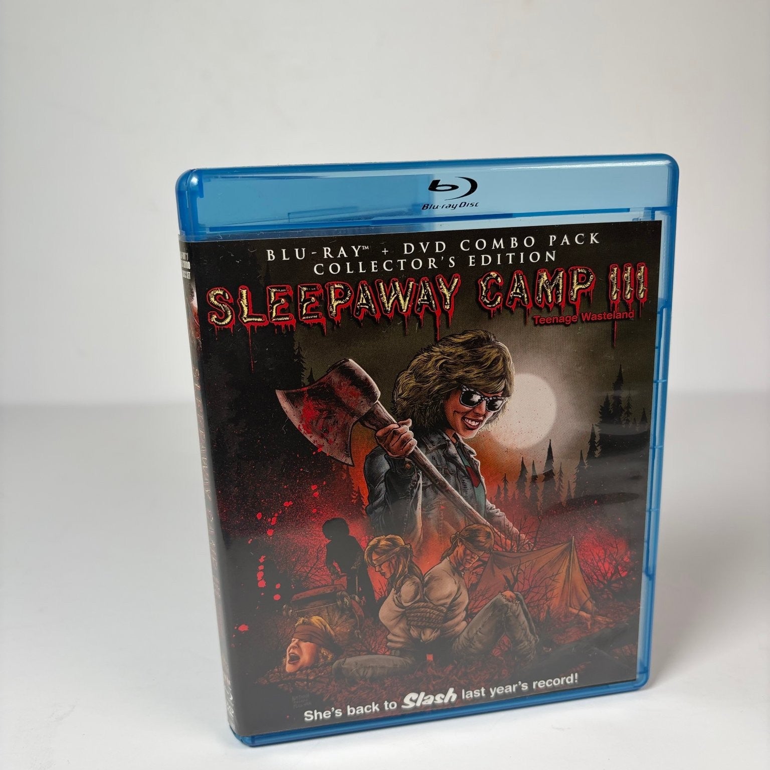 Sleepaway Camp III: Teenage Wasteland Blu-ray DVD 1989 Collector's Edition