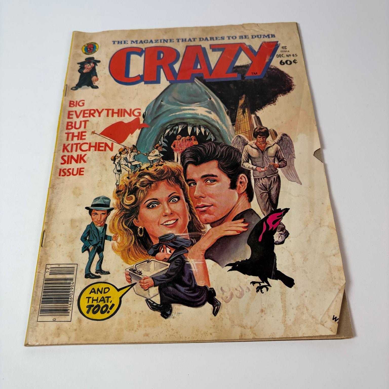 Crazy Magazine December 1978 Grease Jaws Parody Special Cloning Edition