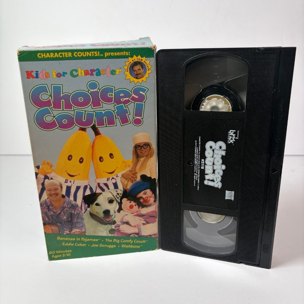 Kids for Character Choices Count VHS Bananas in Pajamas Wishbone Big Comfy Couch