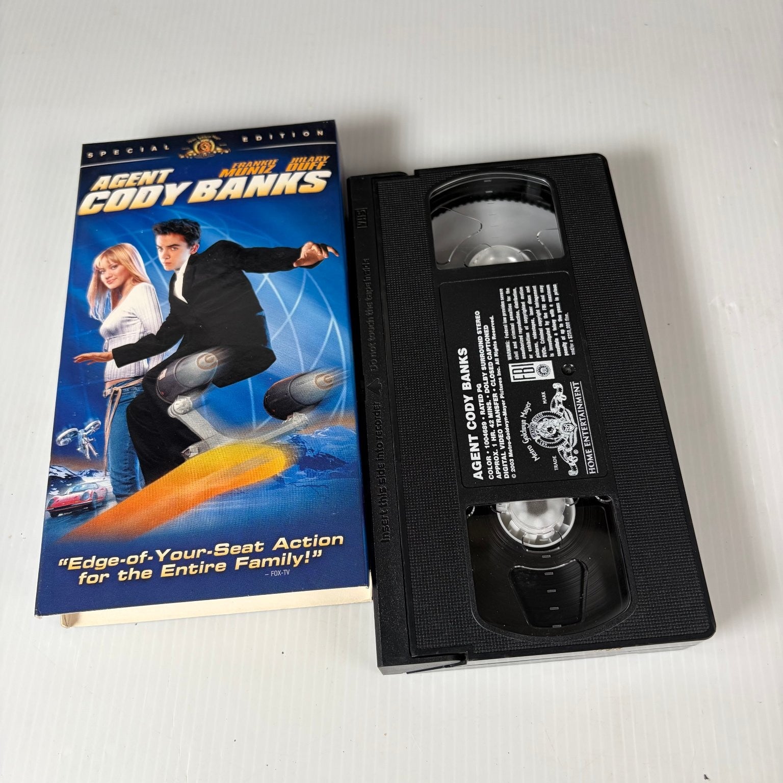 Agent Cody Banks VHS 2003 Action Special Edition MGM Home Entertainment