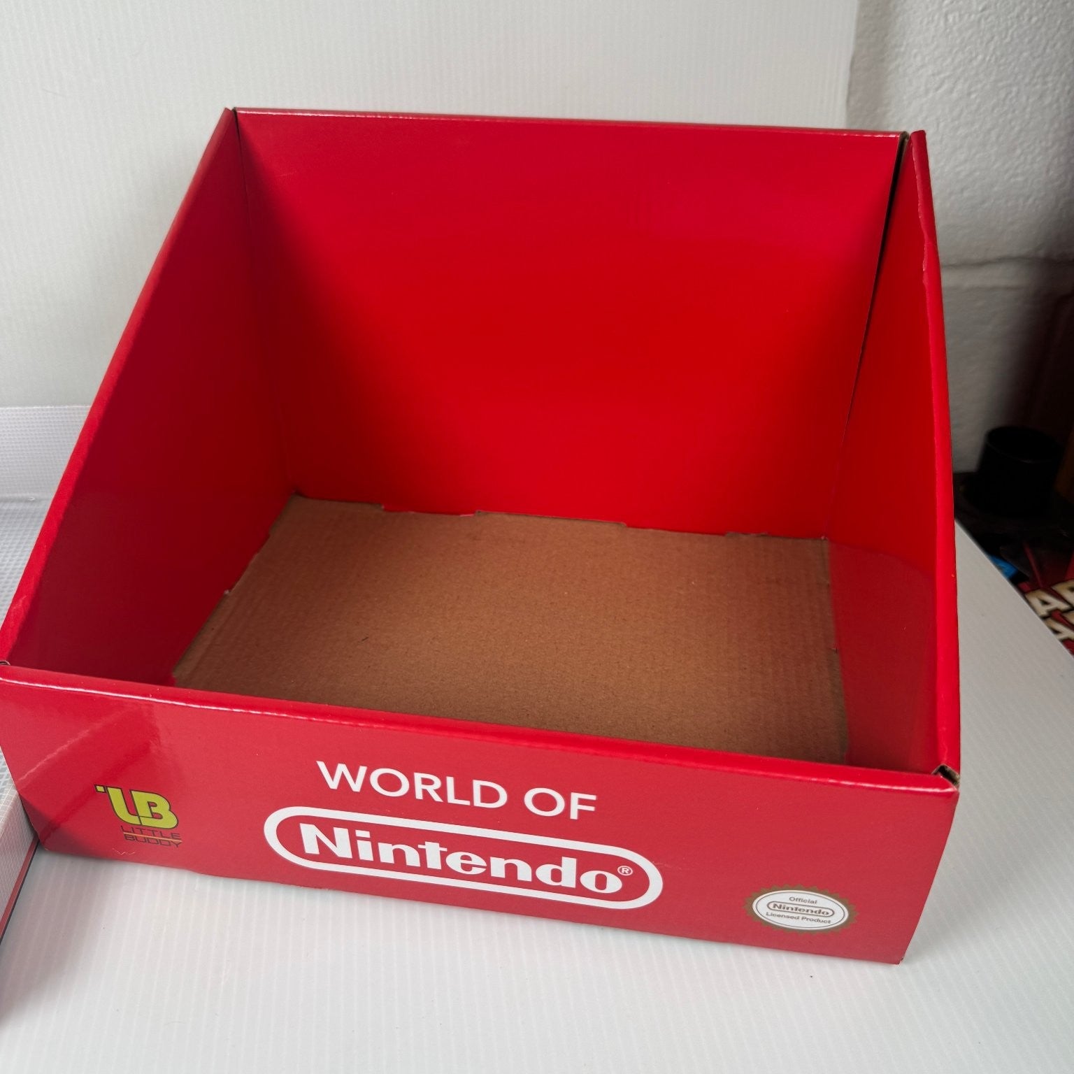 World of Nintendo Lot of 4 Collectible Figure Display Boxes Video Game Store