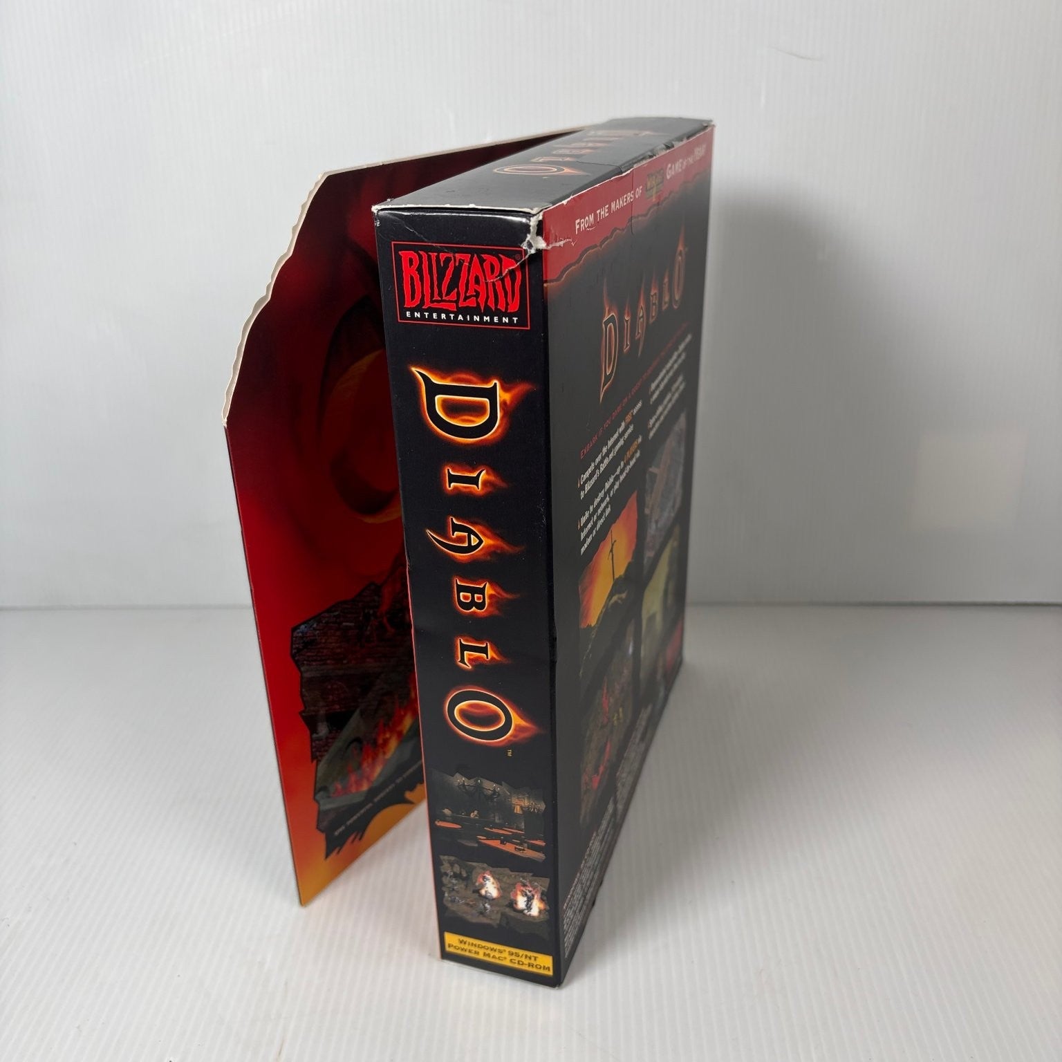 Diablo Game of the Year Gatefold Big Box PC Video Game Blizzard Complete