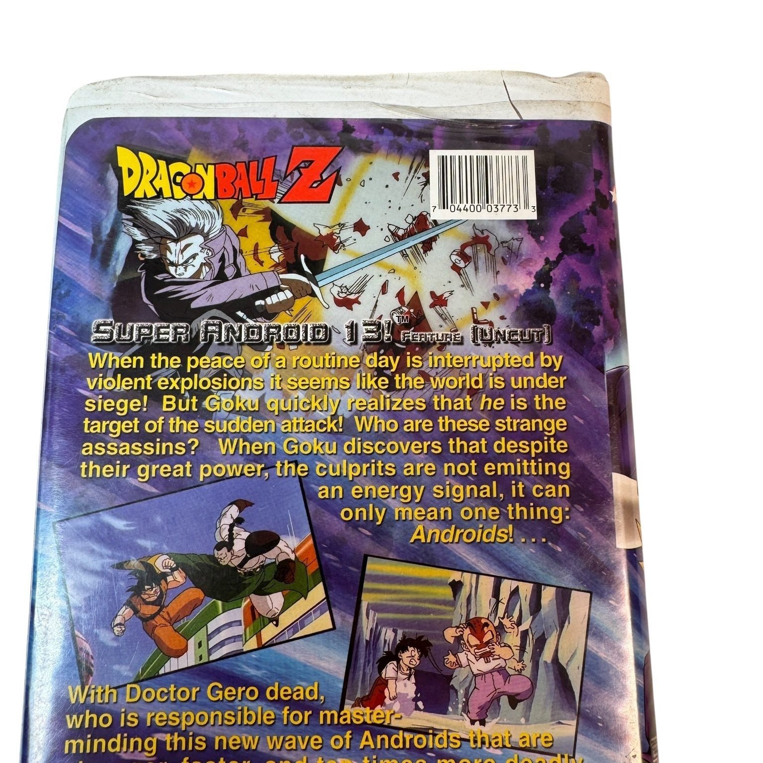 Dragon Ball Z Uncut Feature Lot of 3 VHS Lord Slug, Super Android 13 & More