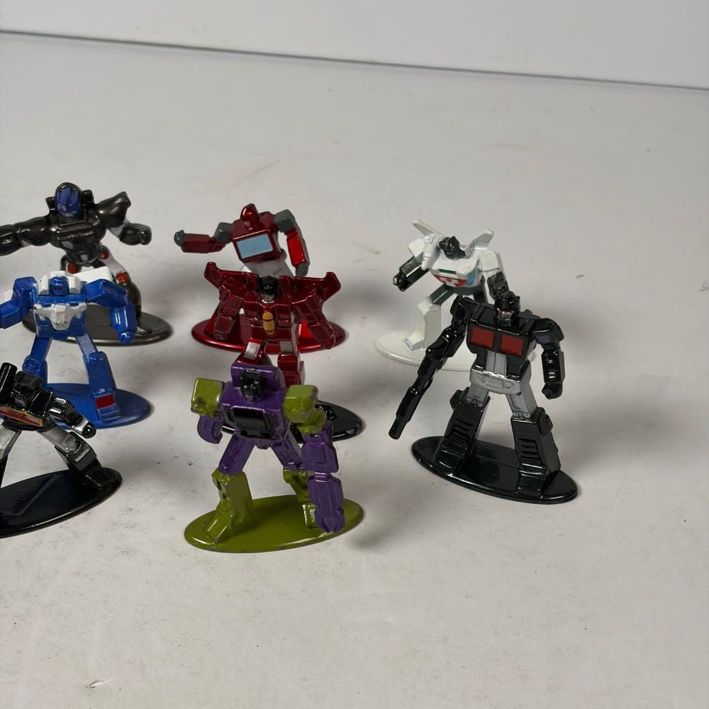 Transformers Nano Metalfigs Diecast Mini Figure Lot of 12 Jada Toys G1 Autobot