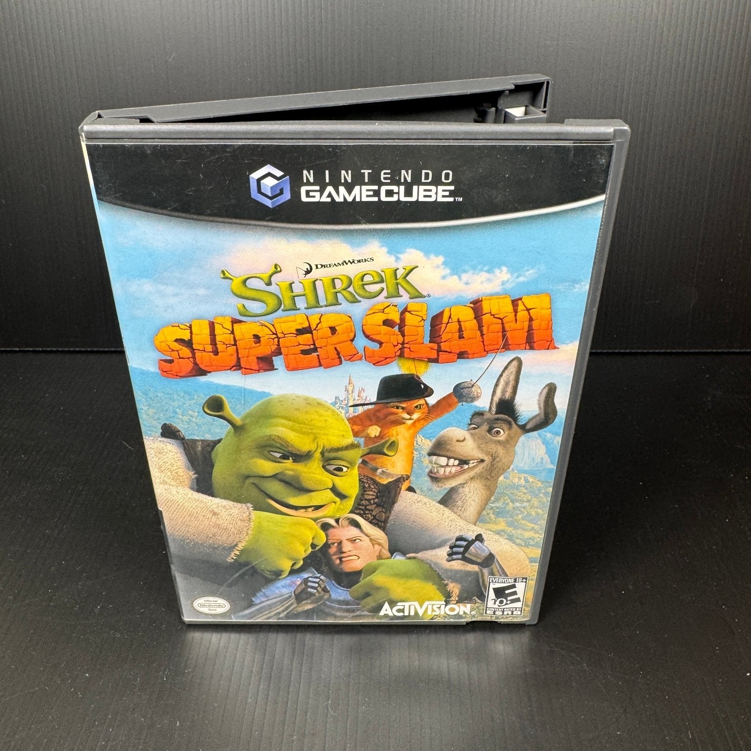 Shrek SuperSlam Nintendo GameCube Complete CIB Video Game Multiplayer