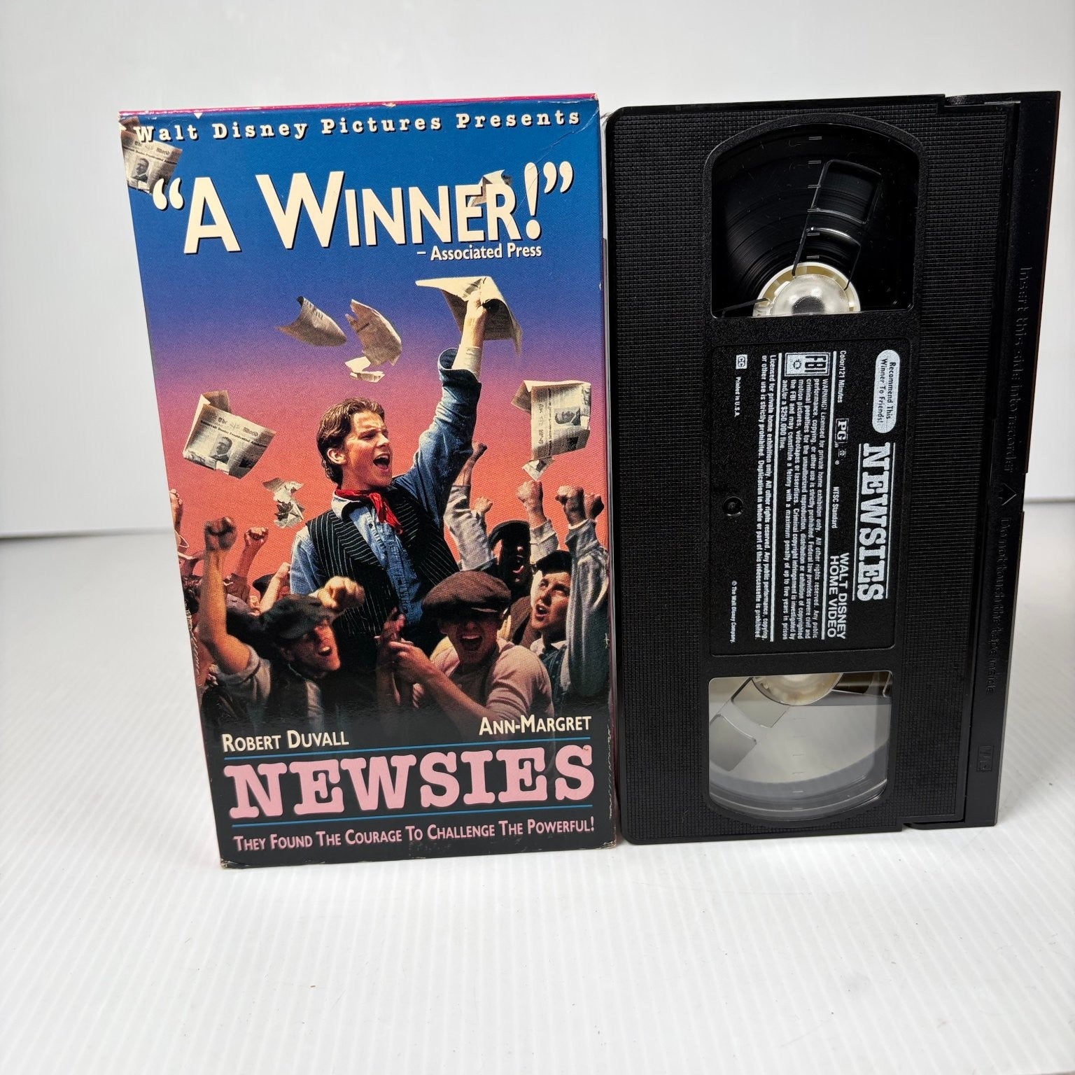Newsies VHS 1992 Musical Drama Walt Disney Home Video Original Release
