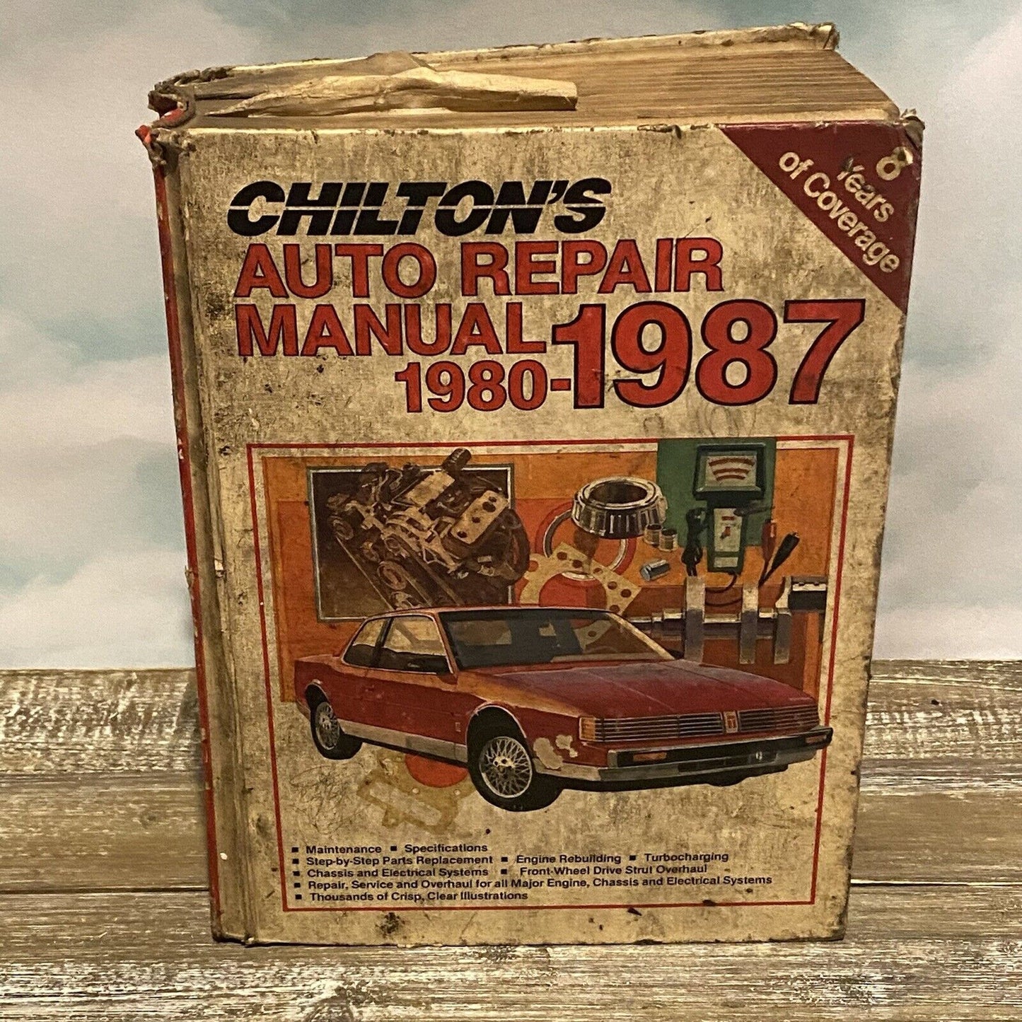 Chiltons Auto Repair Manual Hardcover 1980-1987 7670 U.S And Canadian Cars