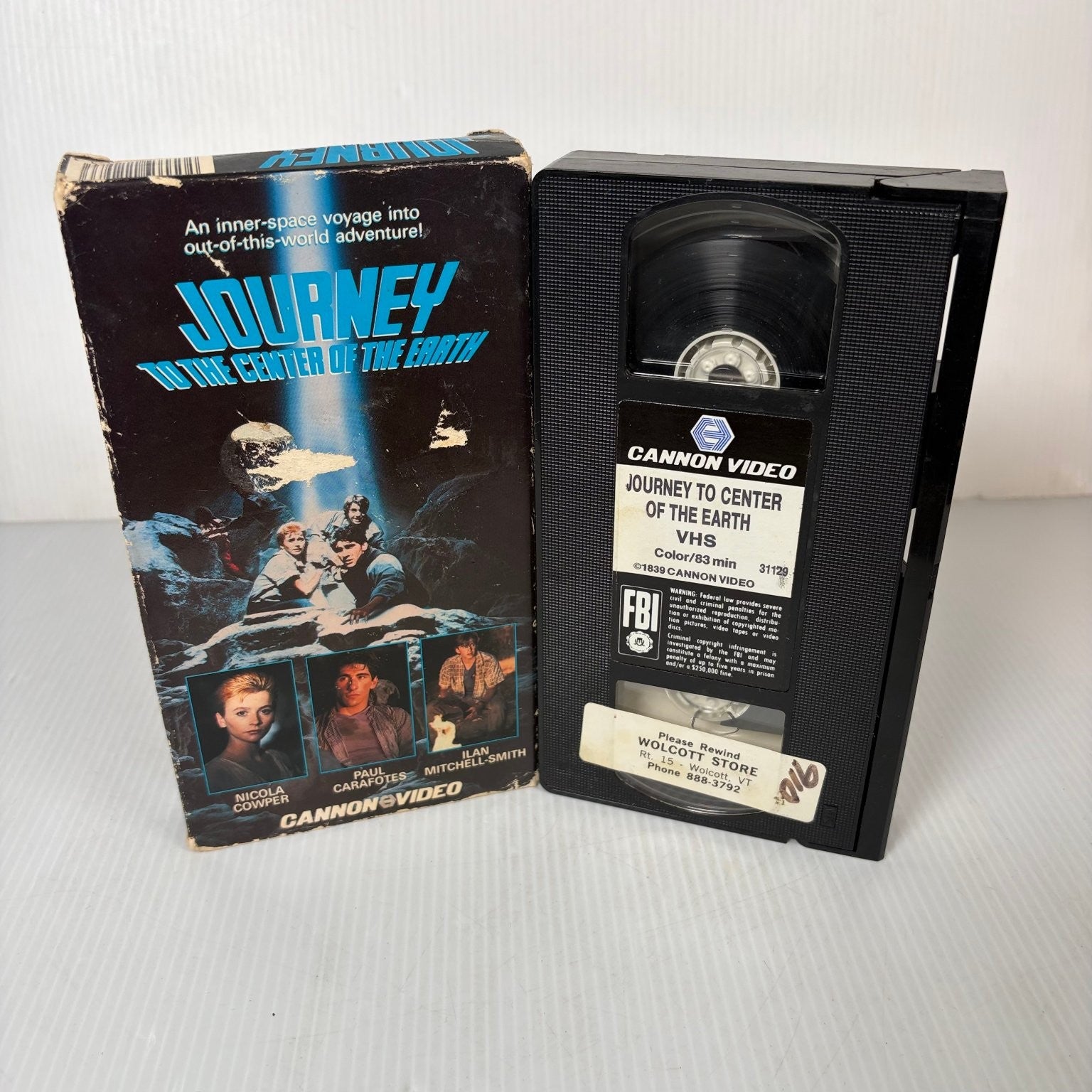 Journey to the Center of the Earth VHS 1989 Sci-Fi Adventure Cannon Video