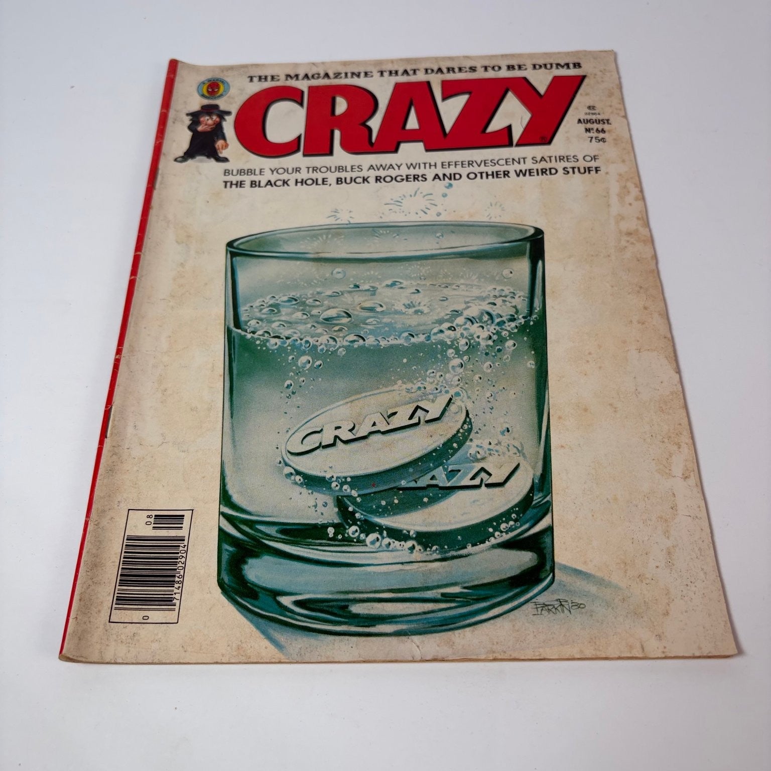Crazy Magazine August 1980 Effervescent Satire Comics Humor