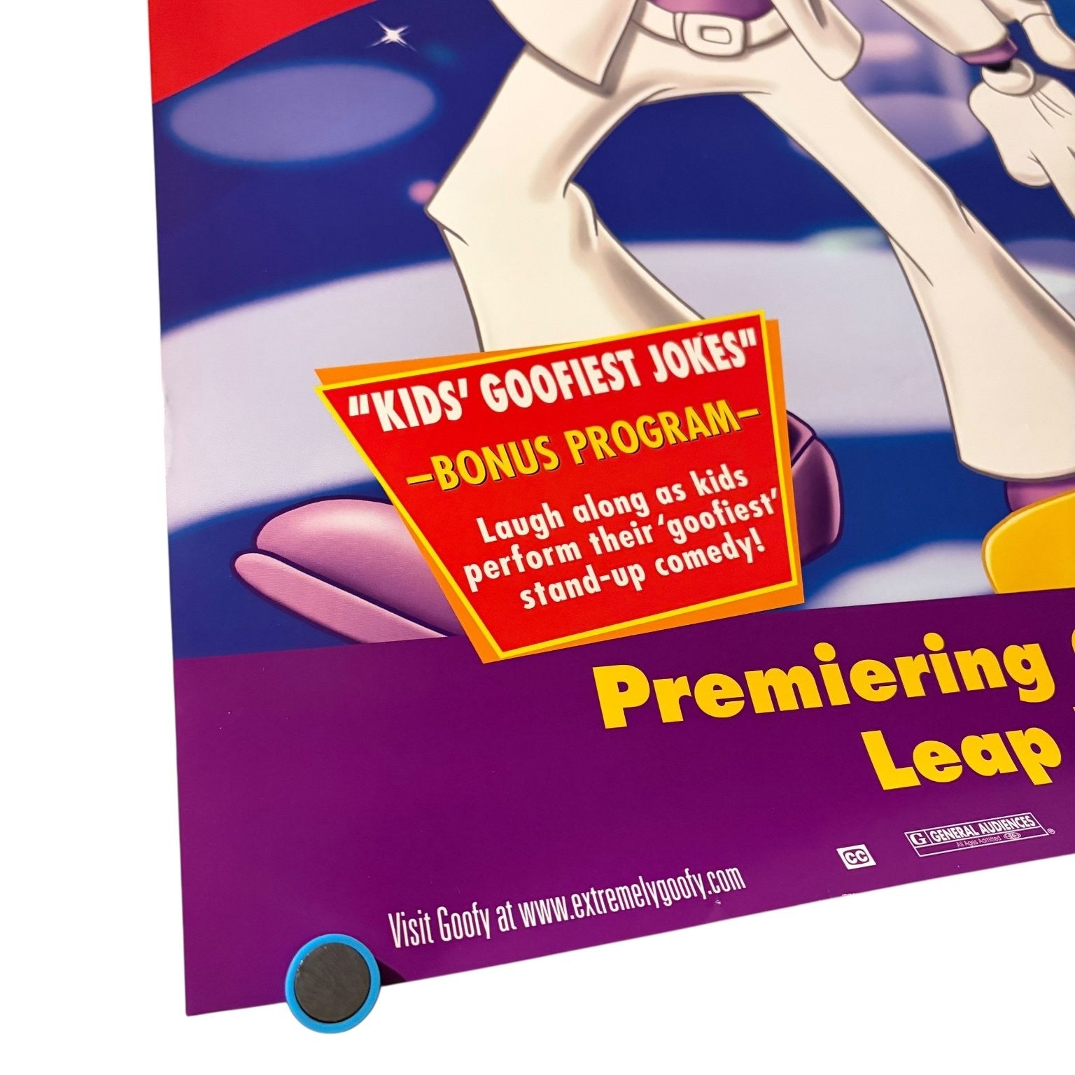 Disney's An Extremely Goofy Movie 2000 One Sheet Movie Poster USA 27"x40"