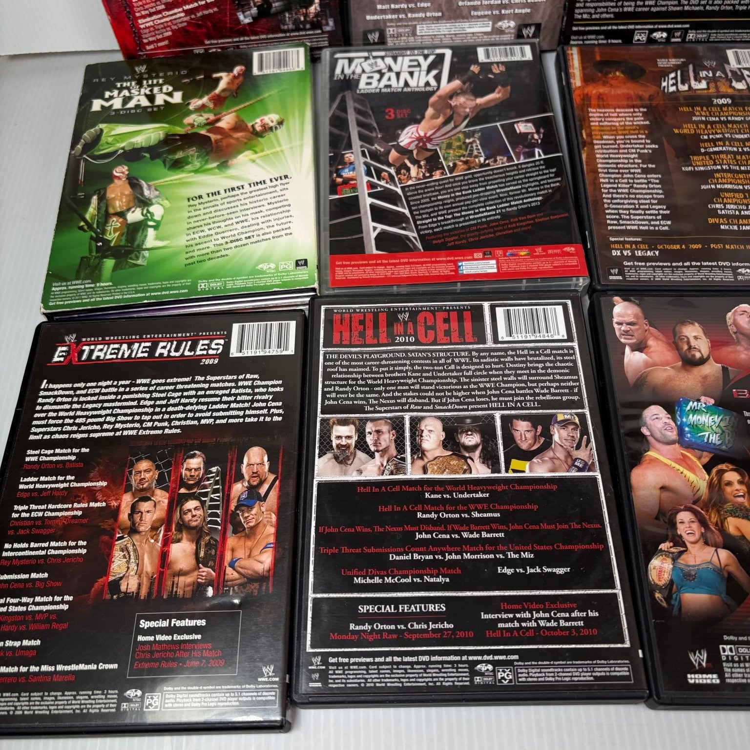 Lot of 15 WWE Pay-Per-View & Anthology DVD Sets Summerslam, Satan's Prson & More