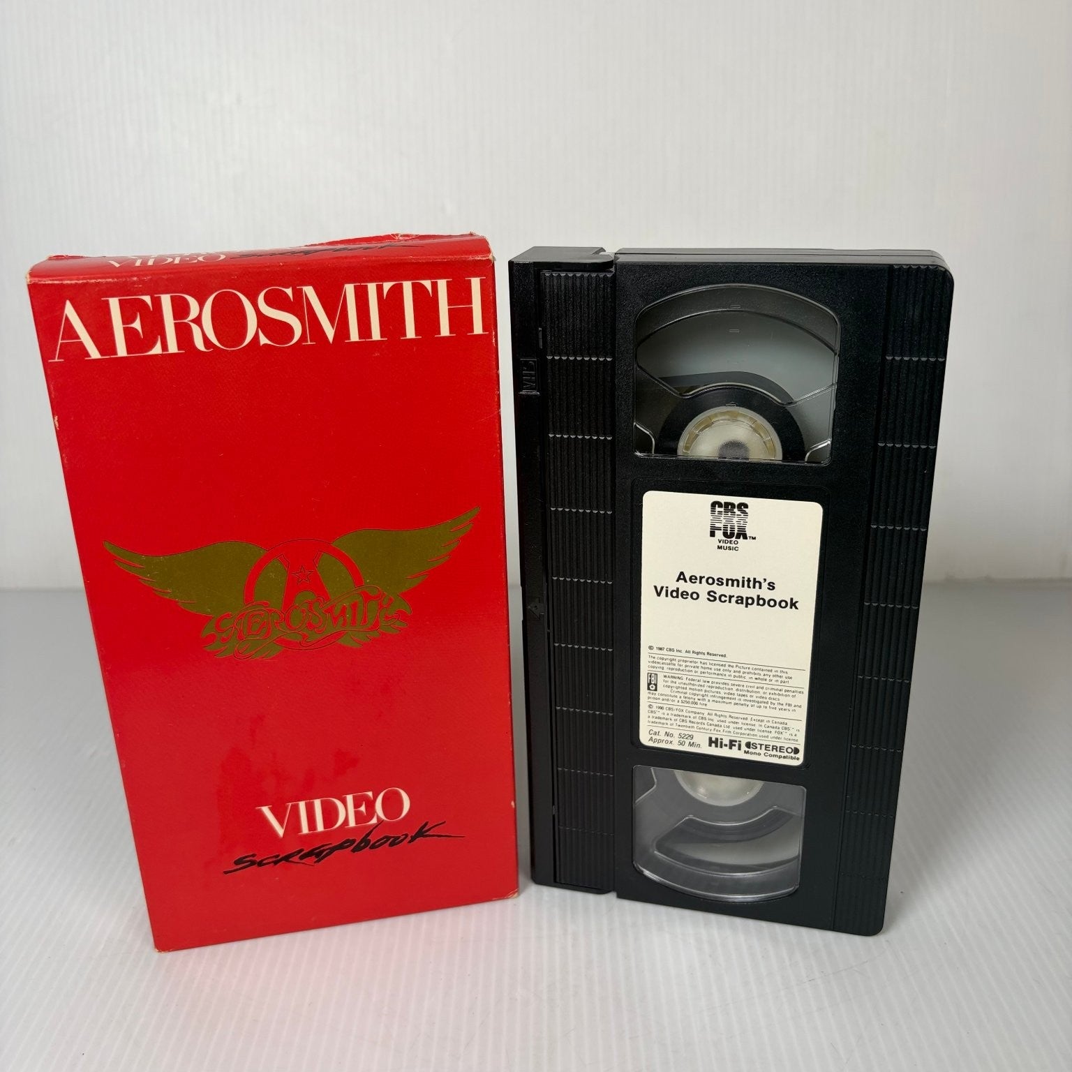 Aerosmith Video Scrapbook VHS 1987 Music Concert CBS/FOX Original Release