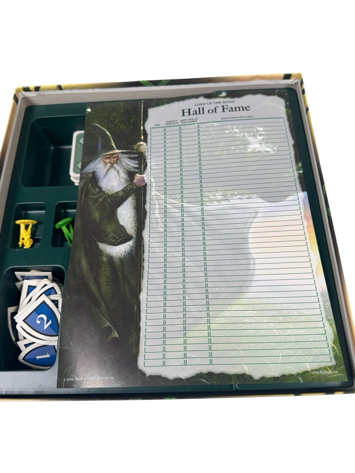 Lord of The Rings Adventure Board Game Year 2000 Hasbro LOTR
