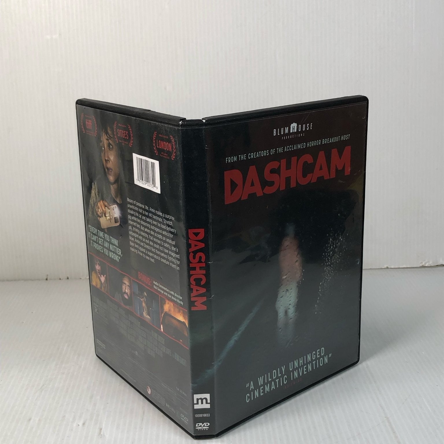 DASHCAM DVD 2021 Blumhouse Productions Horror Rob Savage Annie Hardy