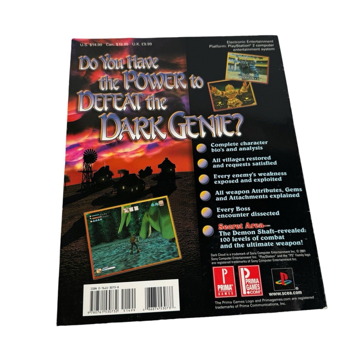 Dark Cloud Prima’s Official Strategy Guide Playstation