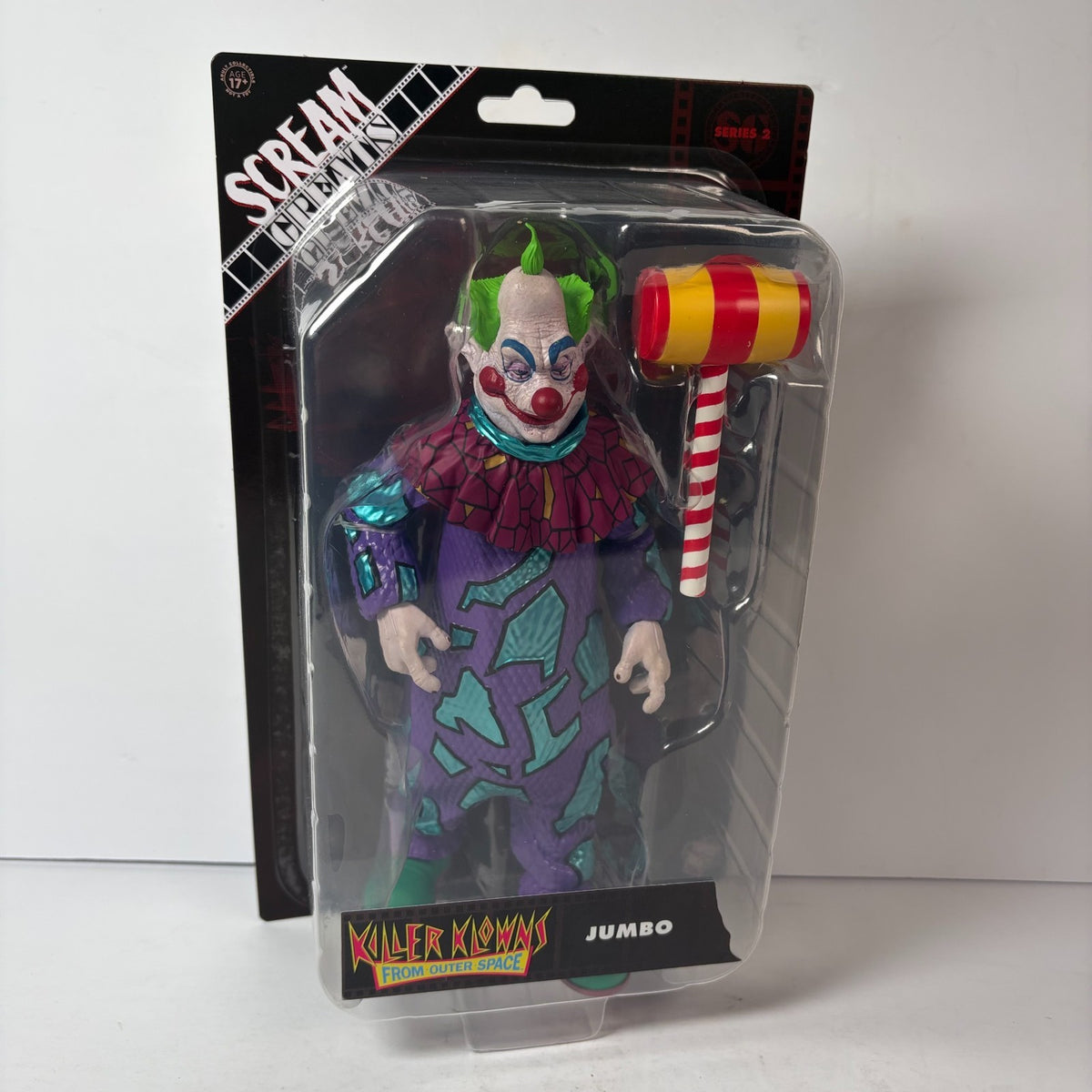 Killer Klowns from Outer Space Jumbo the Clown 8" Figure Scream Greats Series 2