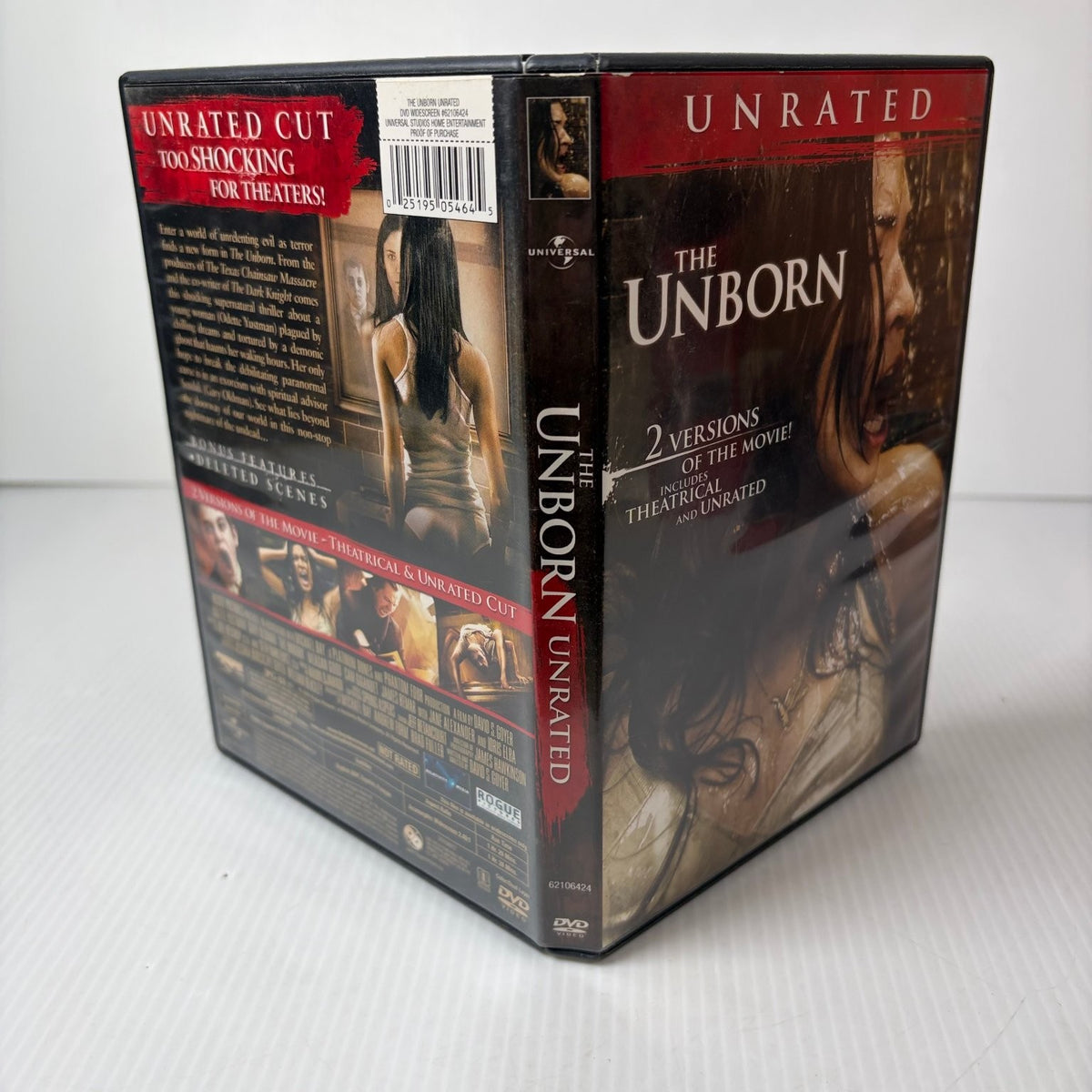 The Unborn DVD 2009 Unrated Cut Odette Yustman Gary Oldman Horror Thriller