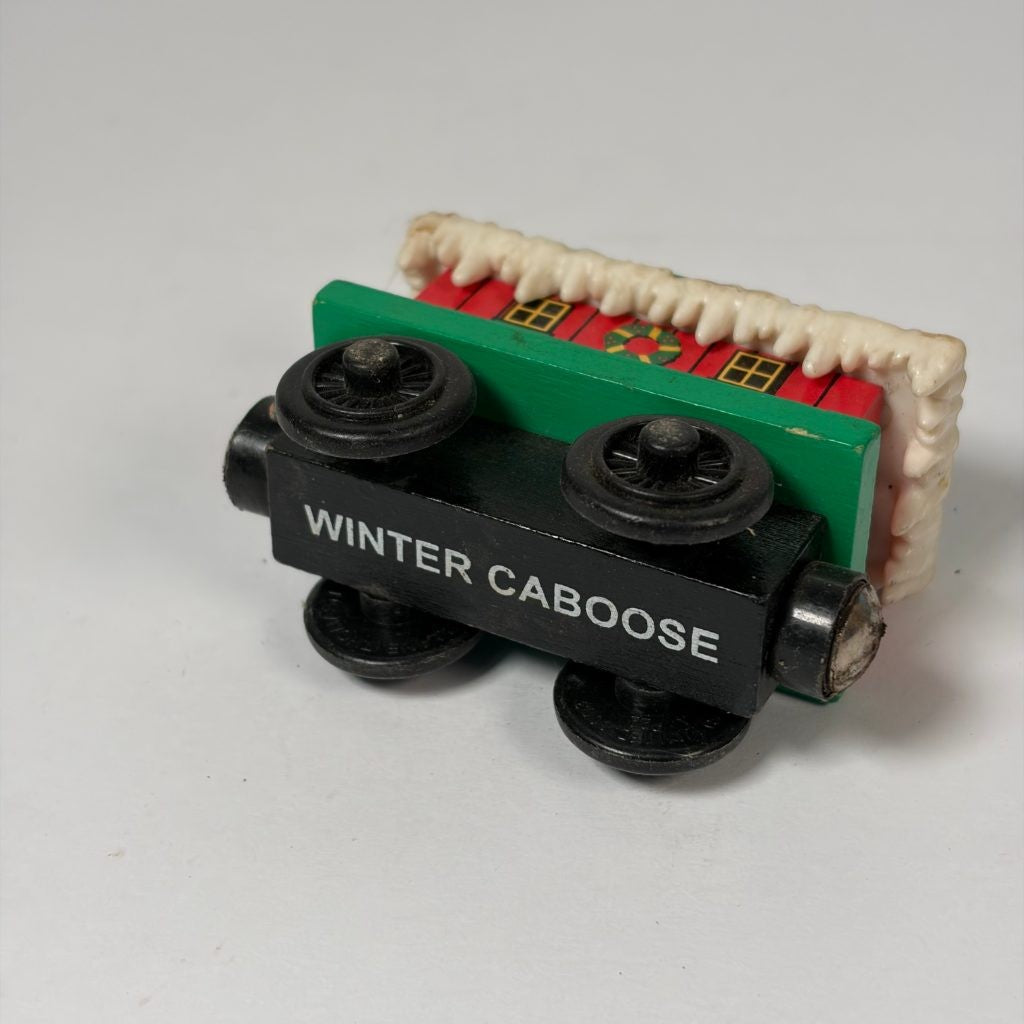 Thomas Wooden Railway Winter Wonderland Thomas & Winter Caboose Learning Curve