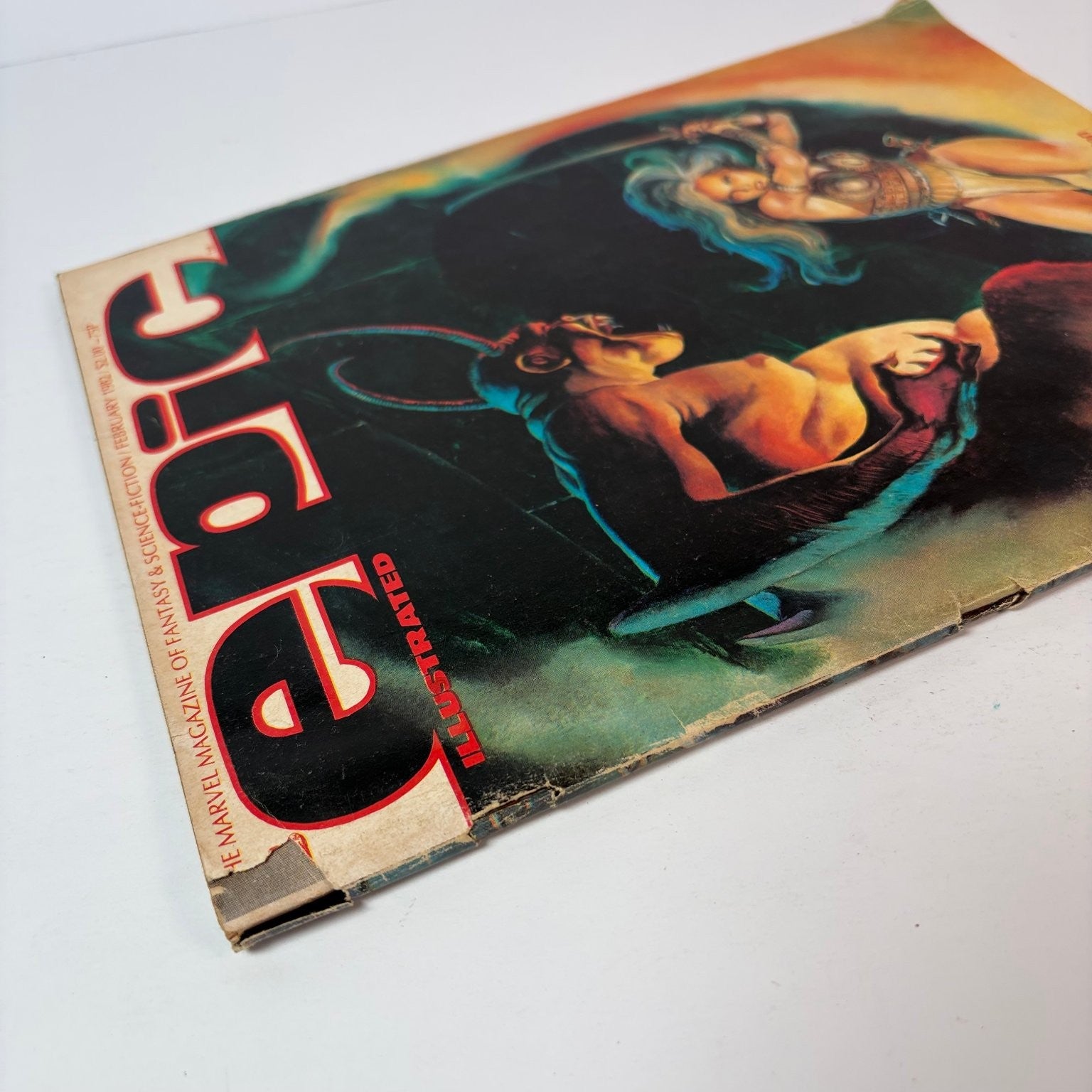 Epic Illustrated Magazine February 1982 Marada The She-Wolf Bolton Art Marvel