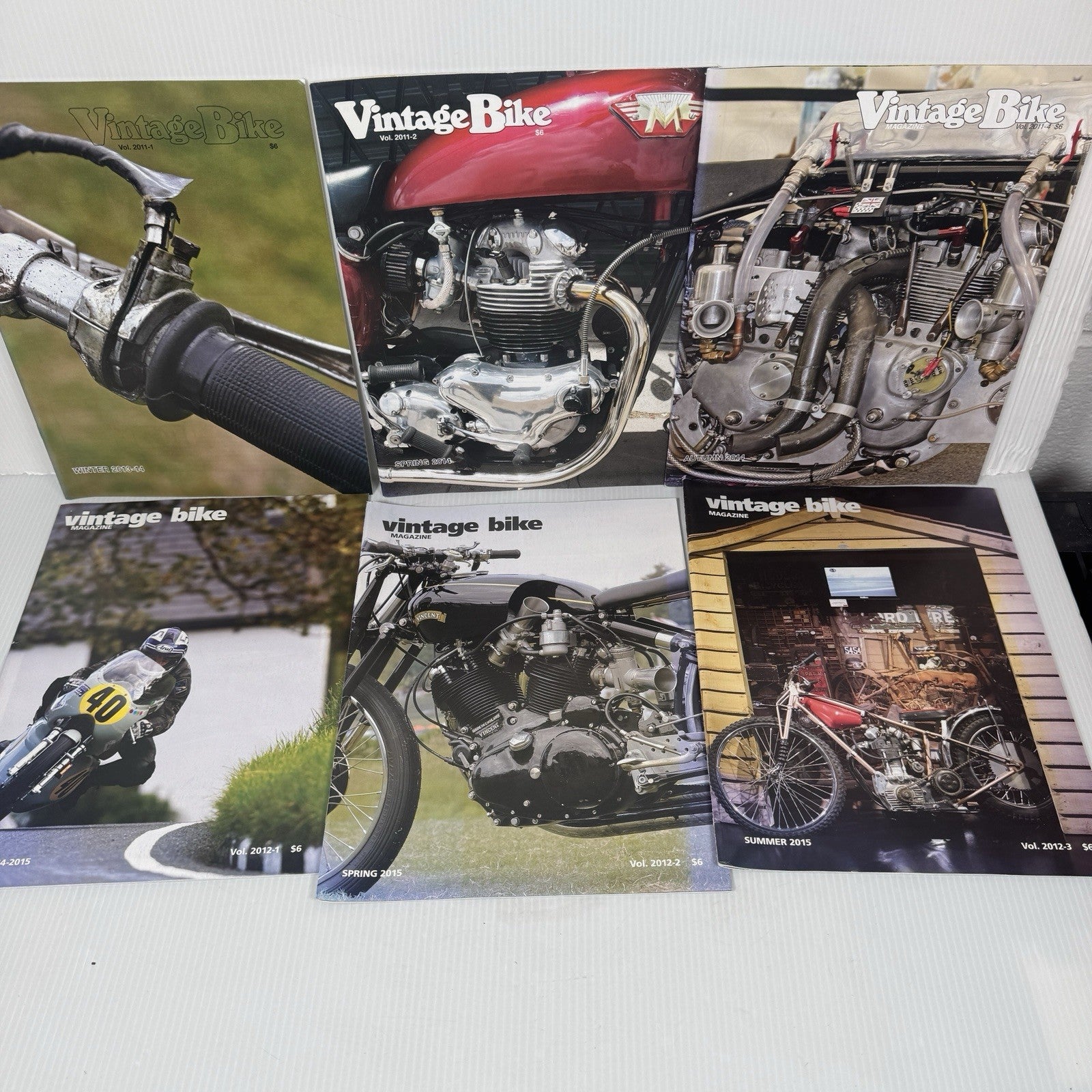Vintage Bike Motorcycle Magazine Triumph Intl Owners Club Lot Of 41, 1993-2015