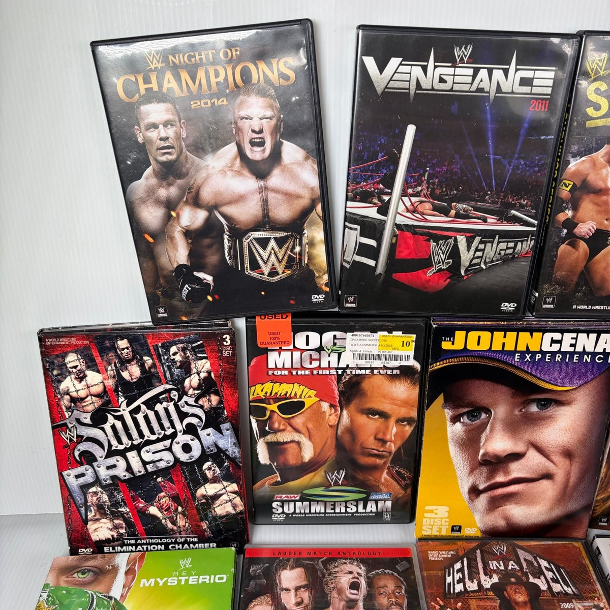 Lot of 15 WWE Pay-Per-View & Anthology DVD Sets Summerslam, Satan's Prson & More