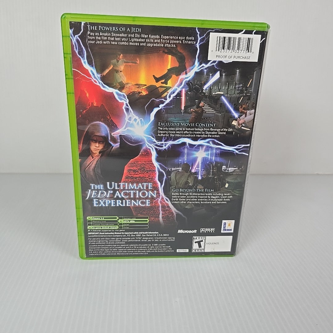 Star Wars Episode 3 III Revenge of the Sith (Xbox, 2005) Complete