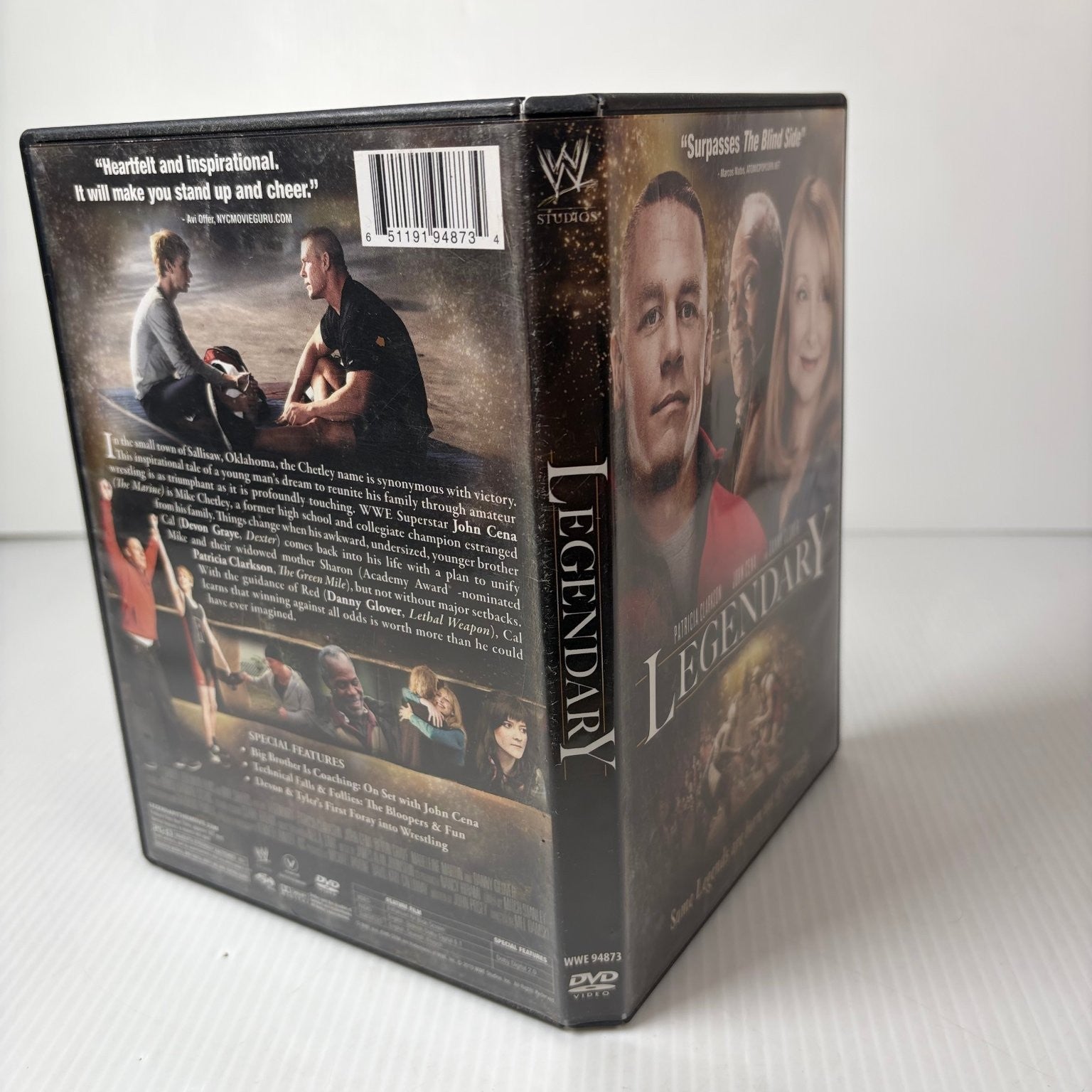 Legendary DVD 2010 John Cena Patricia Clarkson Danny Glover Wrestling Drama