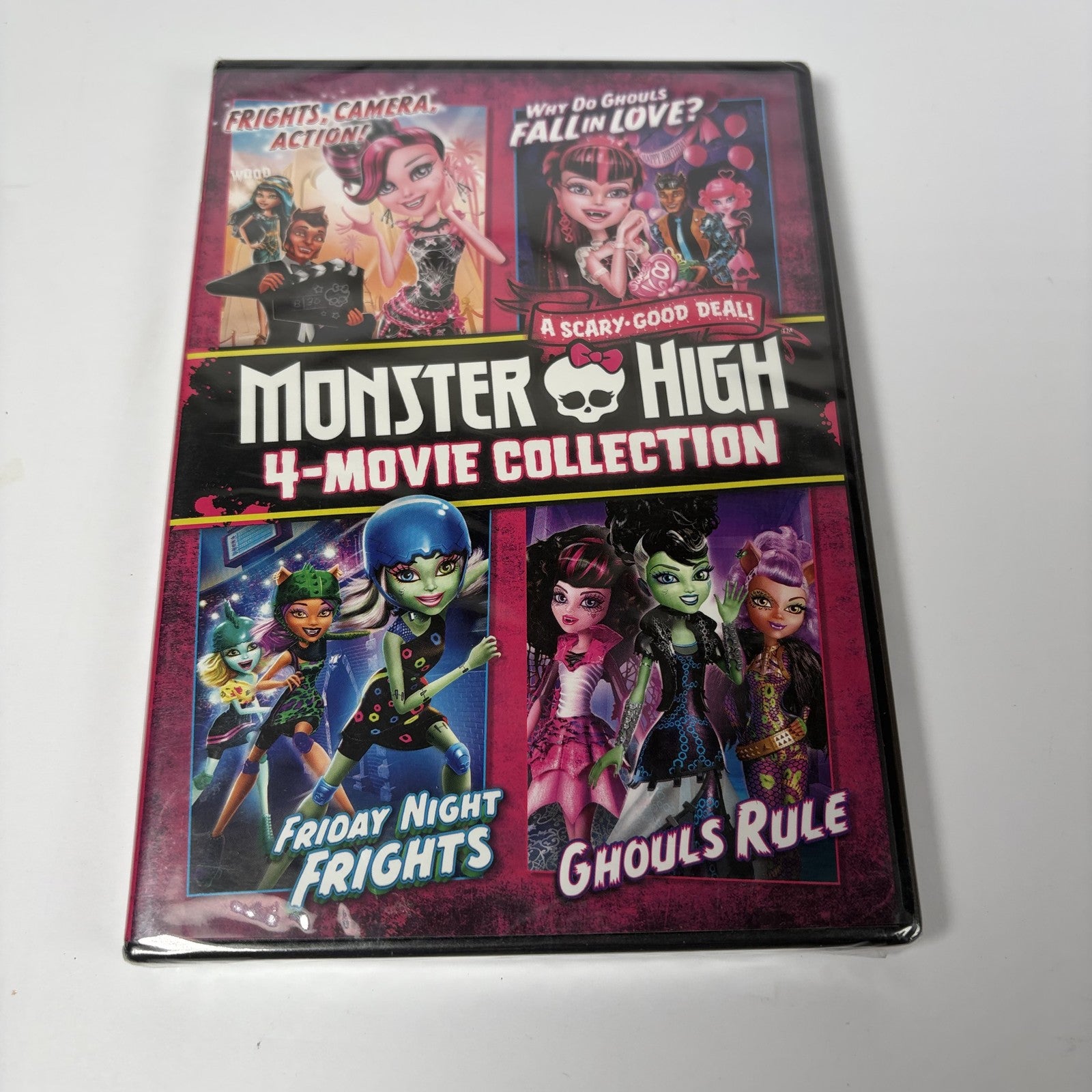Monster High 4-Movie Collection DVD - Frights Camera Action & More
