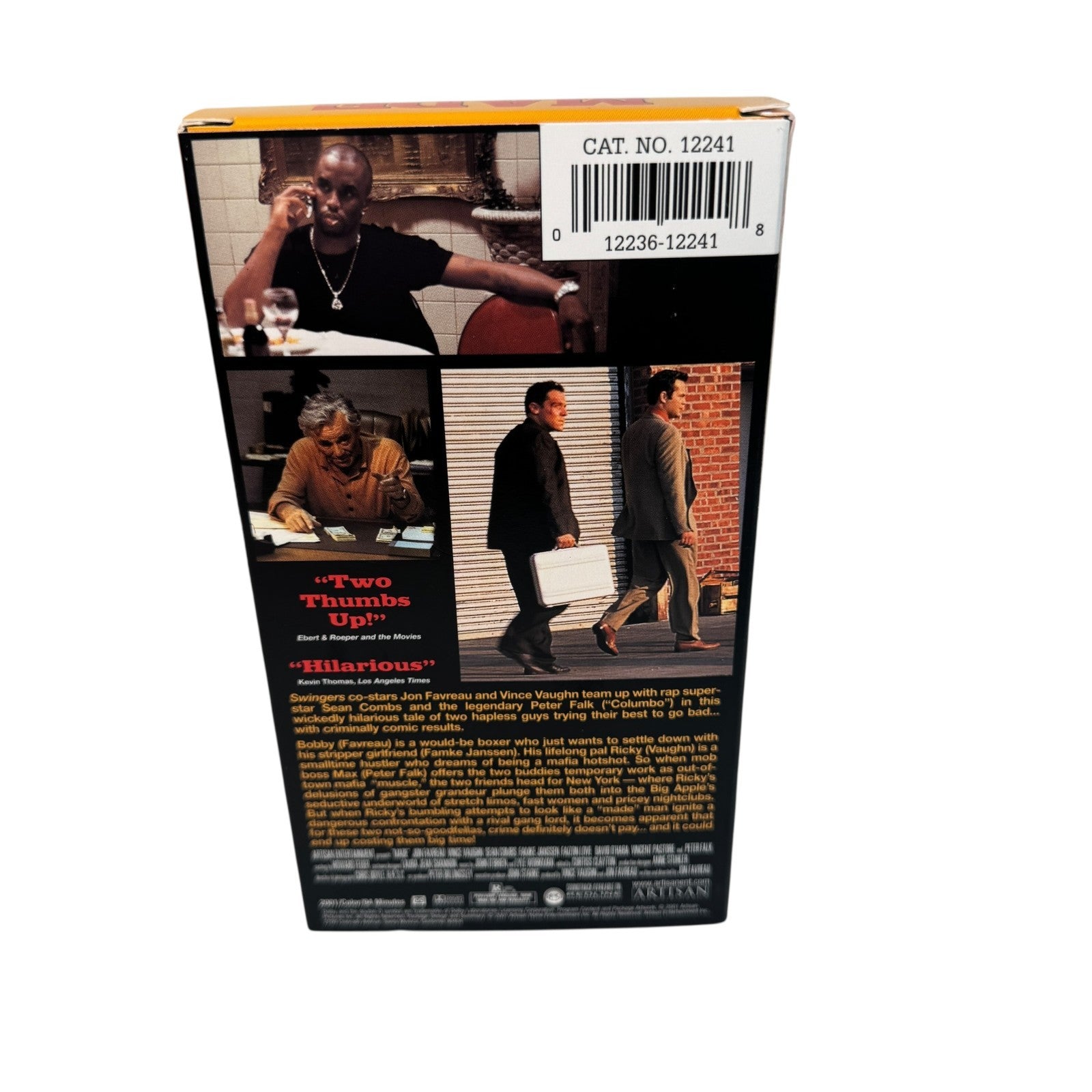 Vintage Made VHS Tape Comedy Mafia Movie Vince Vaughn