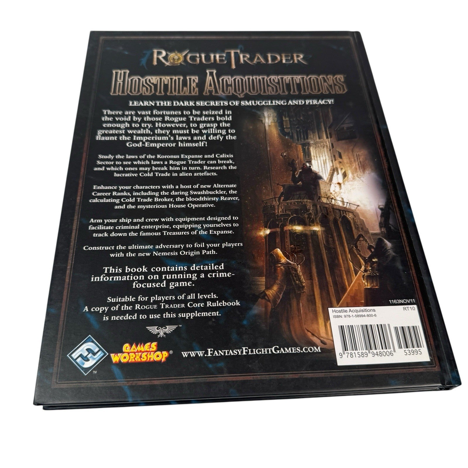 Warhammer 40K Rogue Trader Hostile Acquisitions Hardcover Roleplaying Rulebook