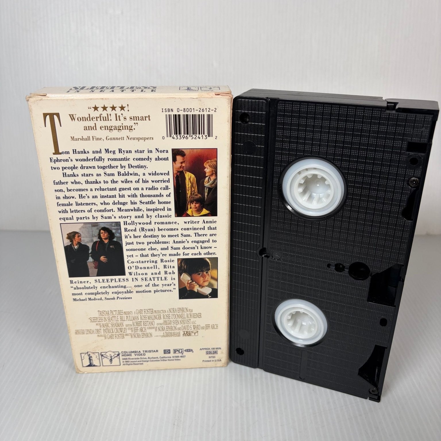 Sleepless in Seattle VHS 1993 Romantic Comedy Columbia Tristar Tom Hanks