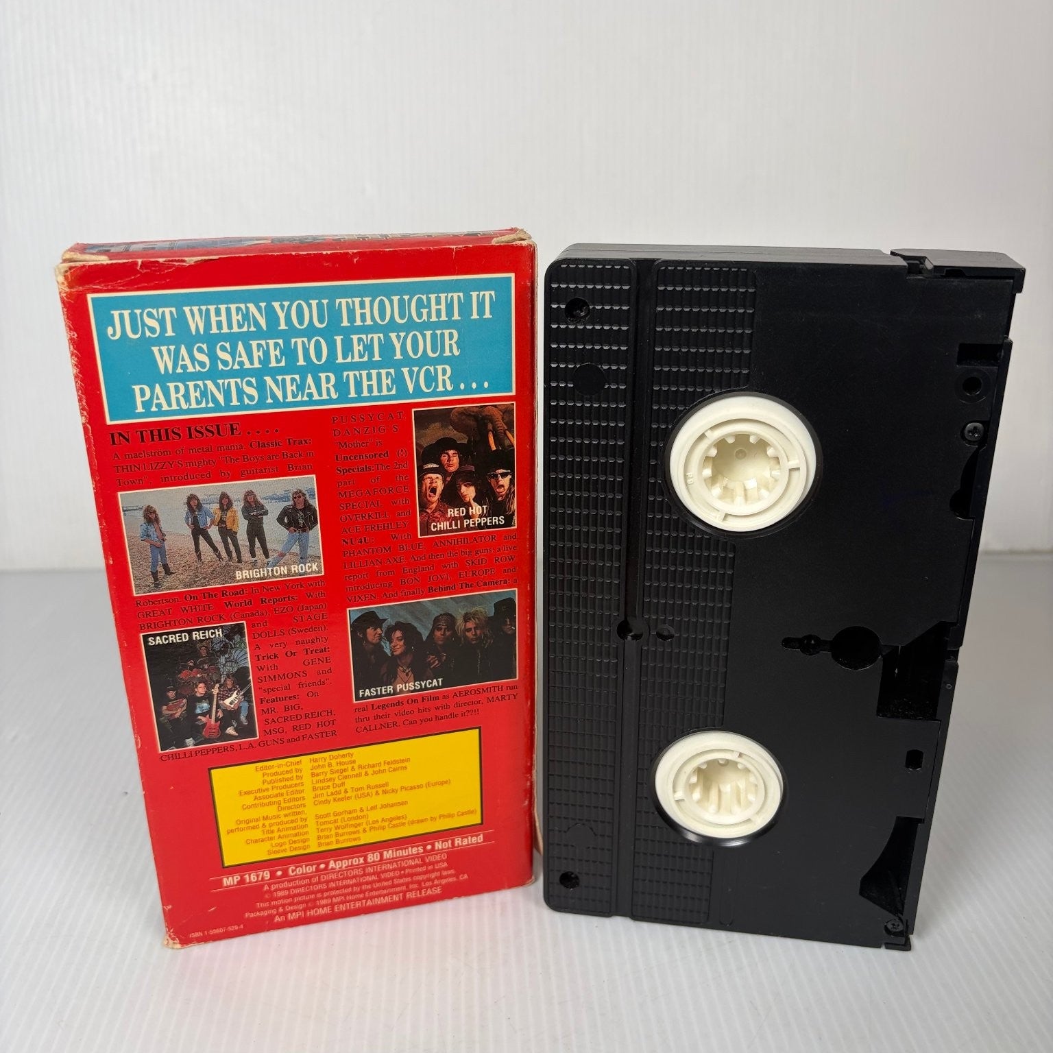 Hard N Heavy Volume 4 VHS 1989 Heavy Metal Rock Music Video MPI Home Ent