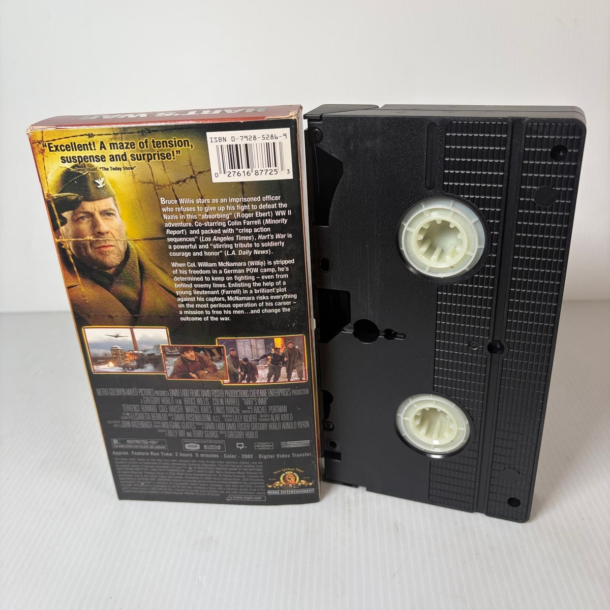 Hart's War VHS 2002 WWII Drama Bruce Willis Colin Farrell MGM Home Ent