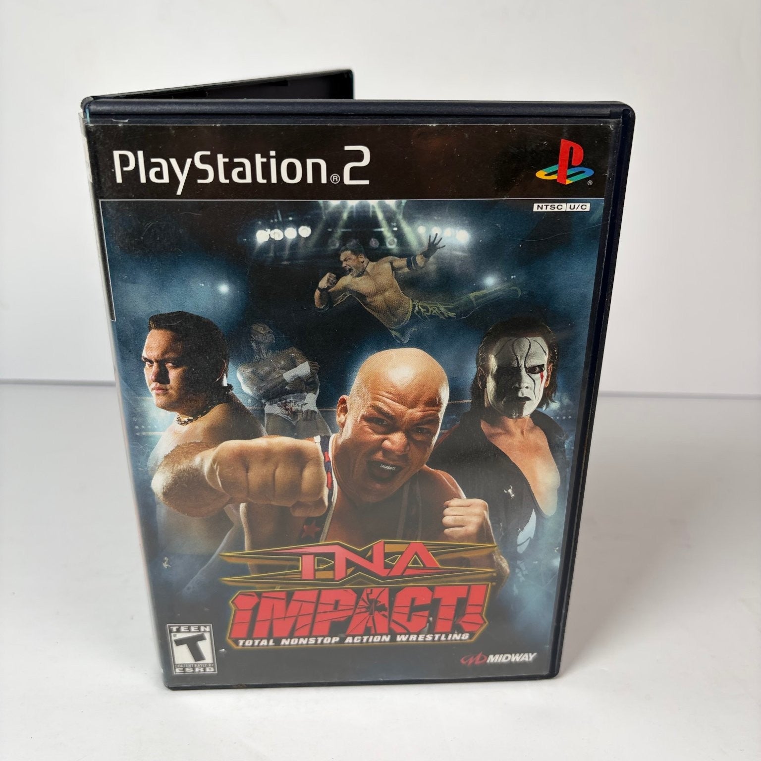 TNA Impact Total Nonstop Action Wrestling Sony PlayStation 2 PS2 Complete