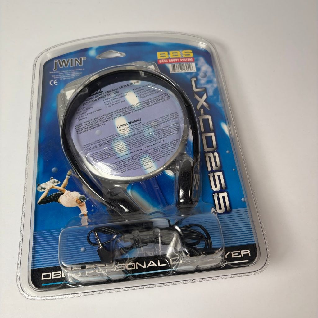 jWIN JX-CD255 Portable CD Player X-BBS Bass Boost System Personal Walkman NEW