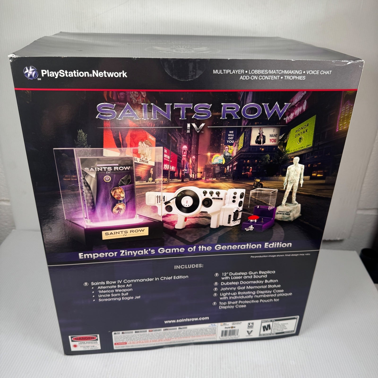 Saints Row IV Game Of The Generation Edition PS3 Complete Collector's Edition